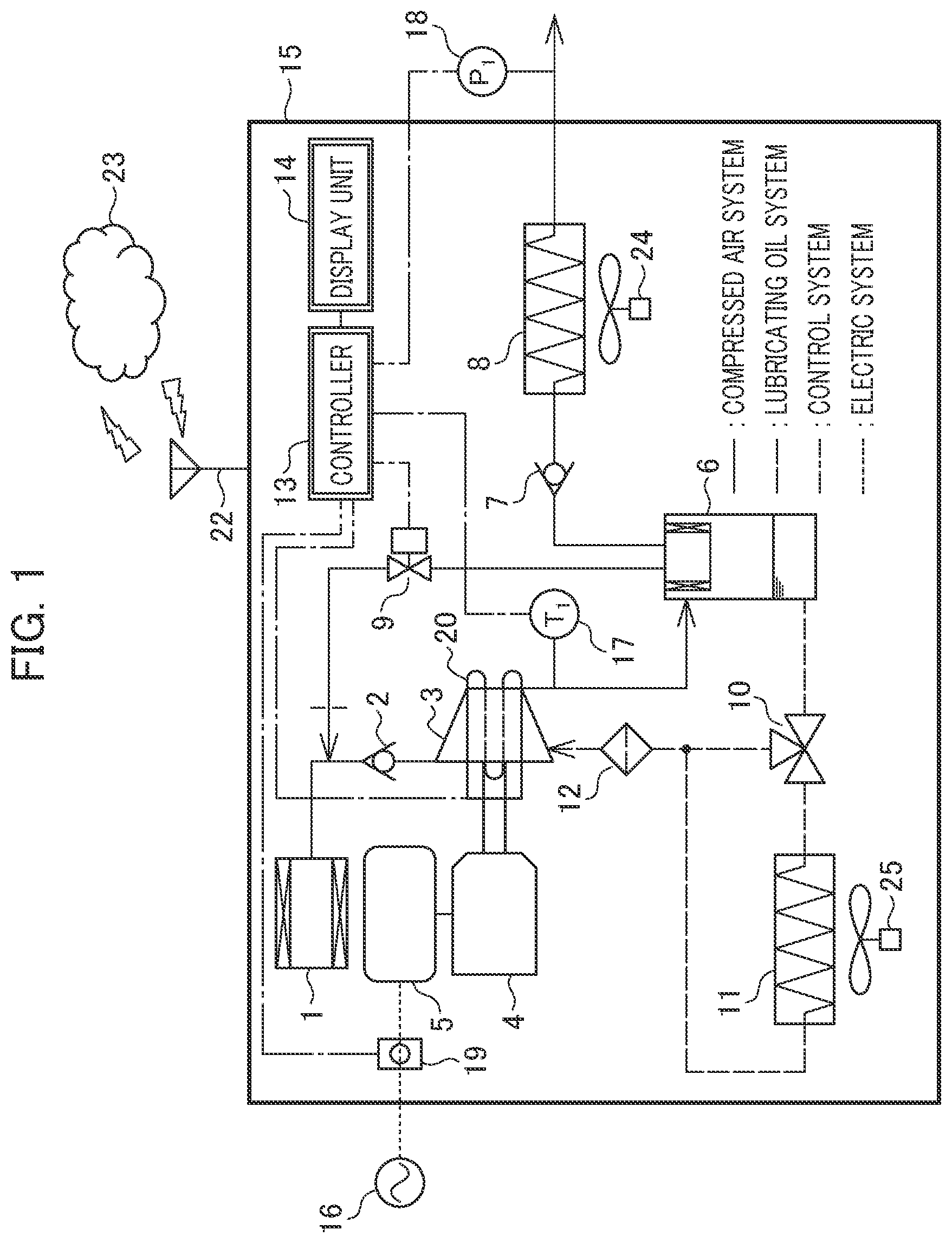 Patent US12378964 — Gas compressor — Figure 1