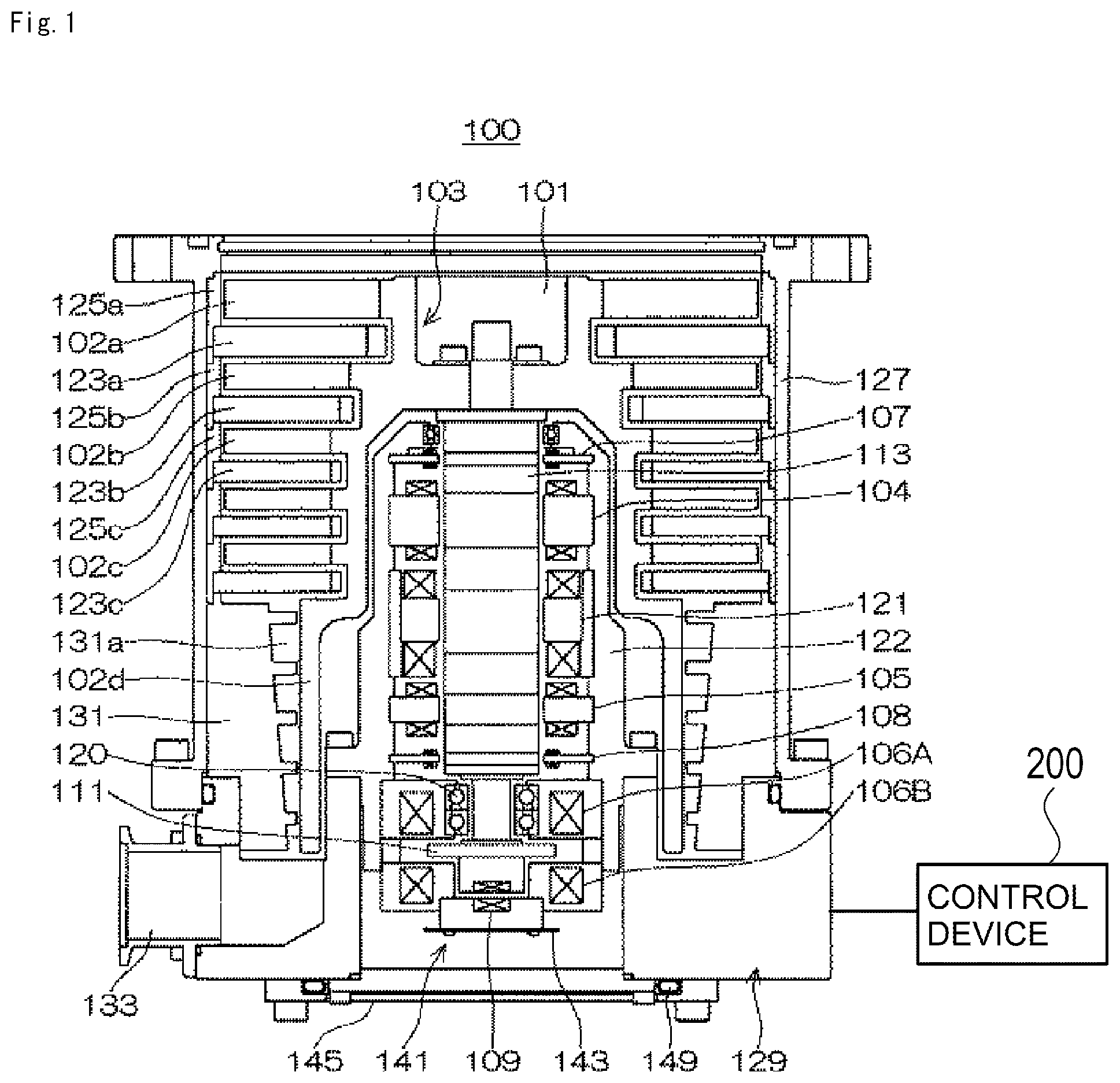 Patent US12378967 — Vacuum pump — Figure 1