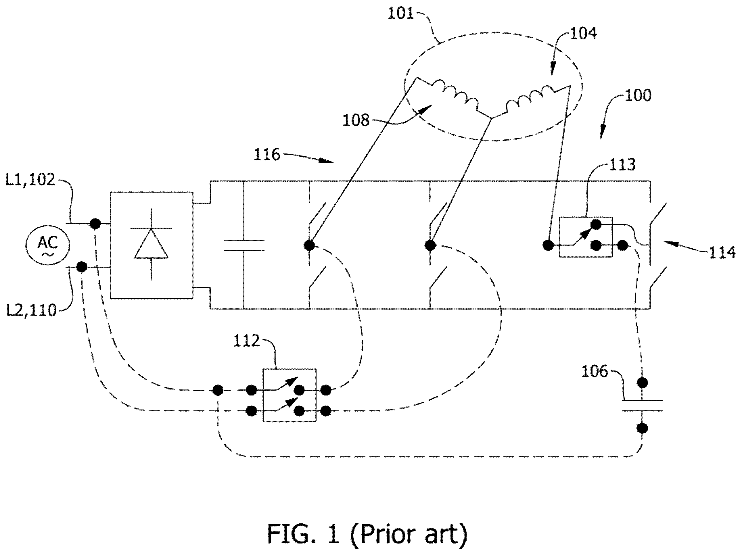Patent US12378969 — Controller and drive circuit for electric motors — Figure 1