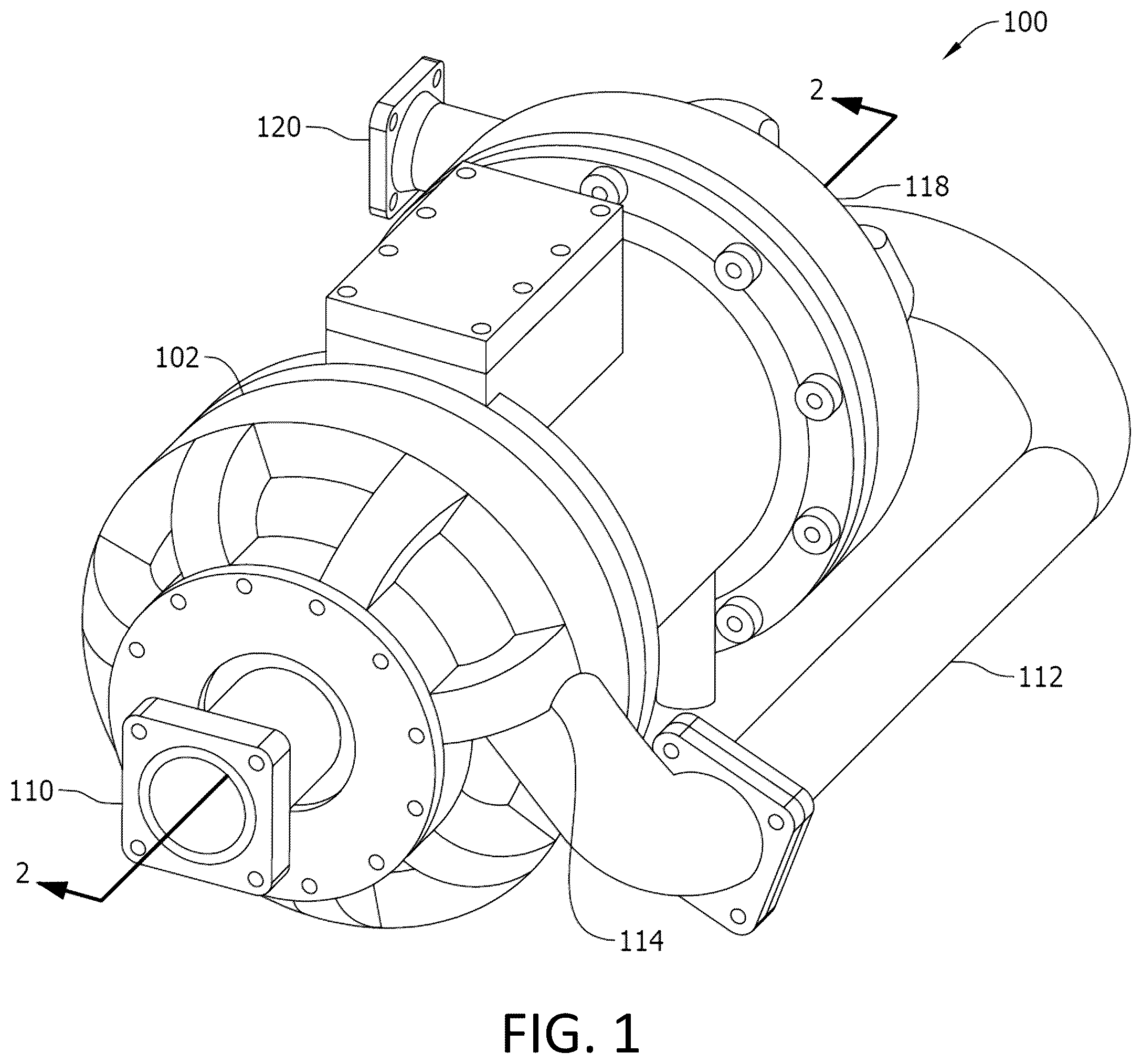 Patent US12378970 — Mass flow interpolation systems and methods of dynamic compressors — Figure 1
