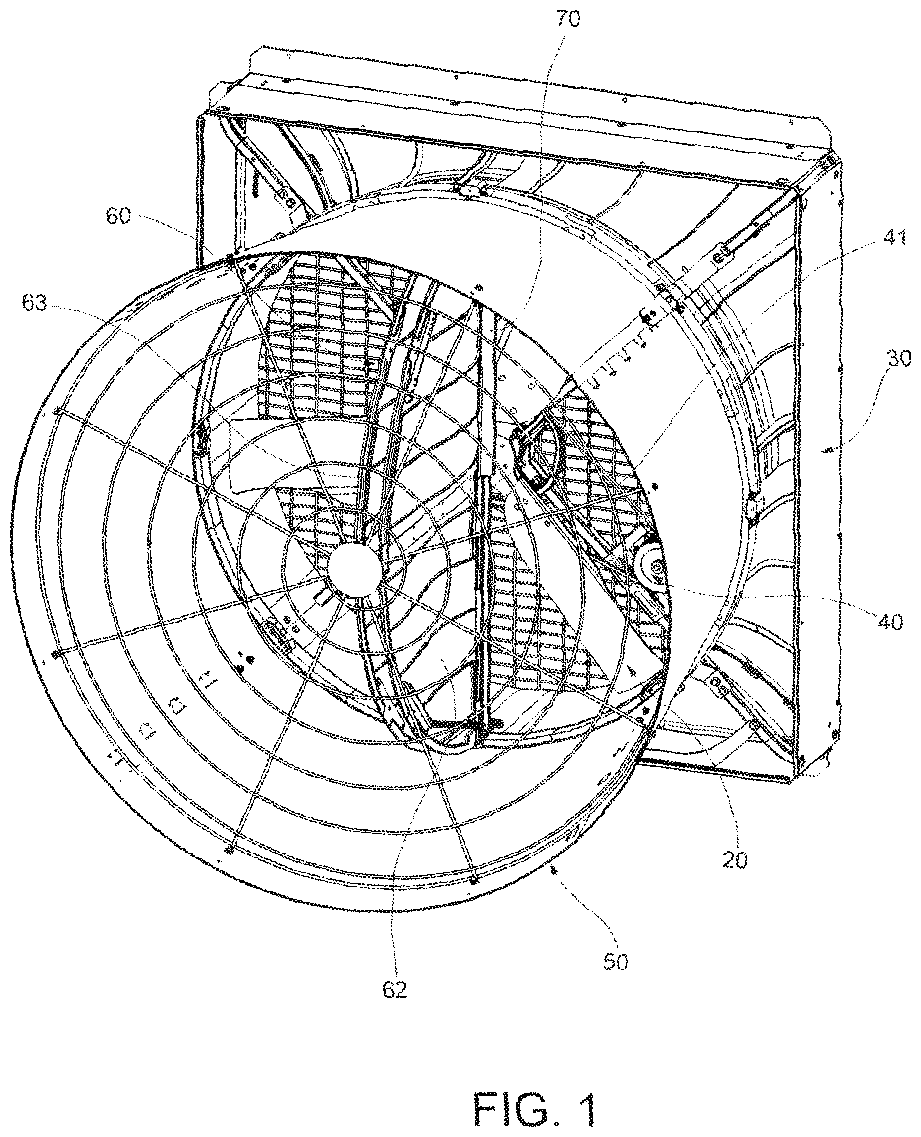 Patent US12378974 — Damper for fan — Figure 1