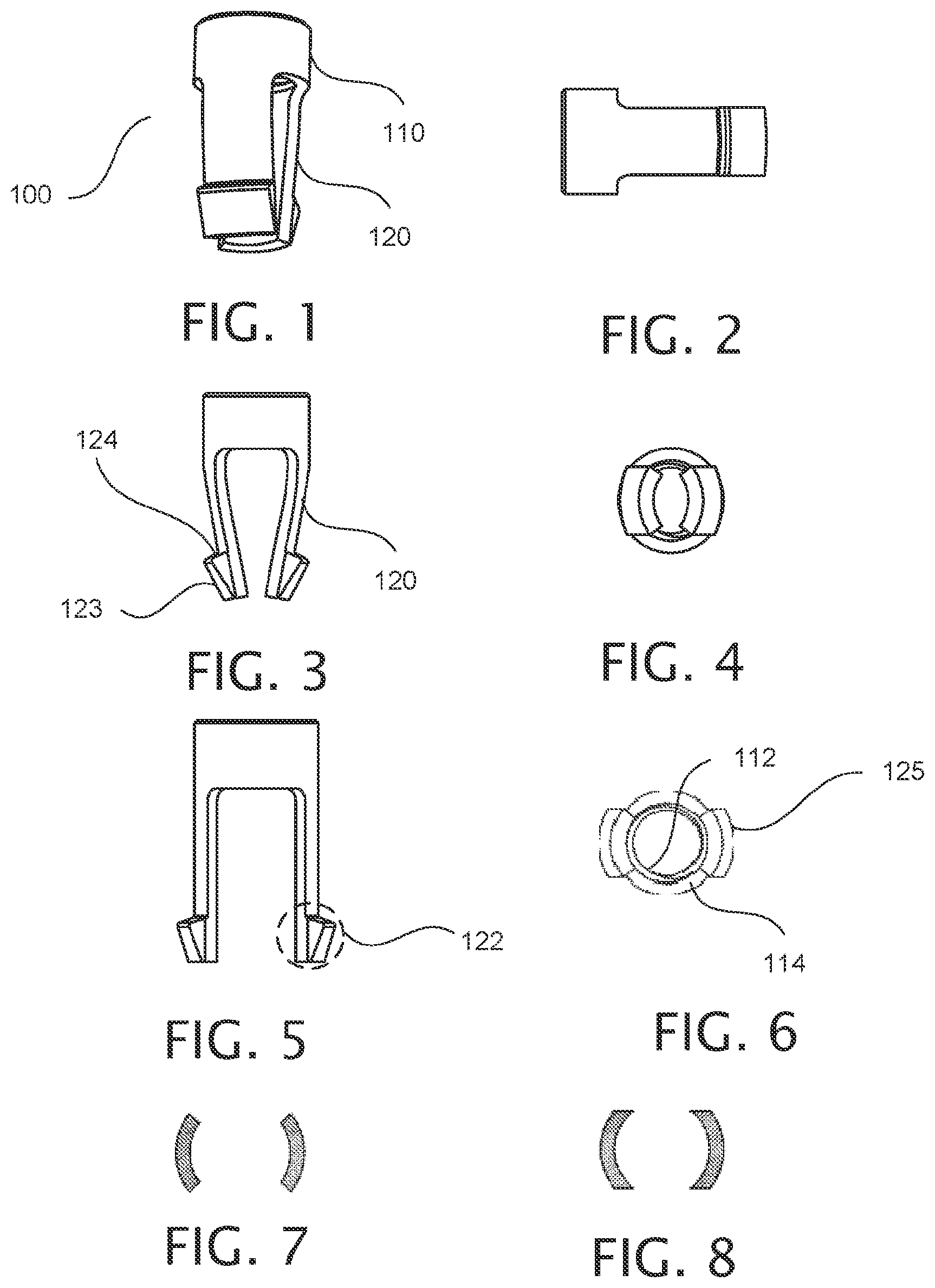 Patent US12378987 — Expandable collet bodies with sectional finger-based anti-rotation feature, clips inserts and systems thereof — Figure 1