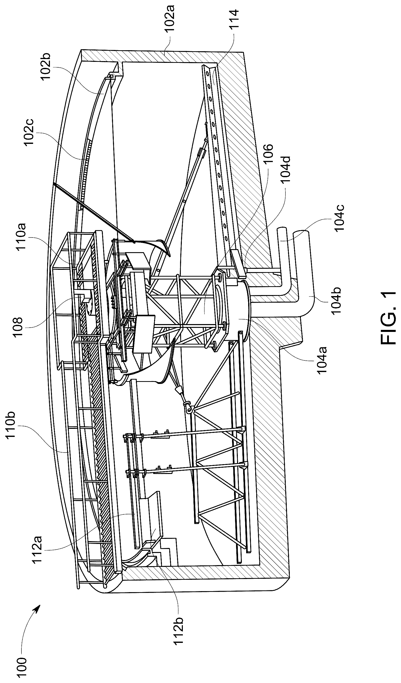 Patent US12378993 — Bearing wear monitoring device for circular clarifier drive — Figure 1