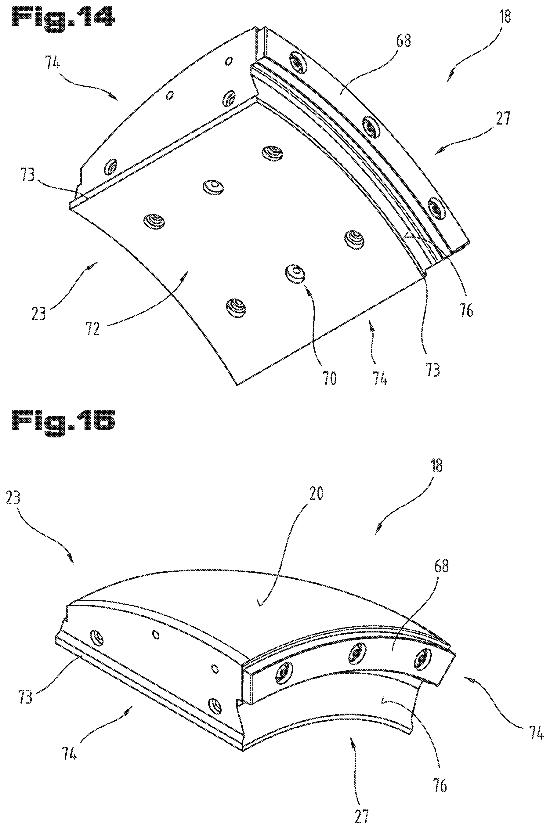 Patent US12378996 Figure 14 – Plain bearing arrangement and nacelle equipped with a plain bearing arrangement for a wind turbine