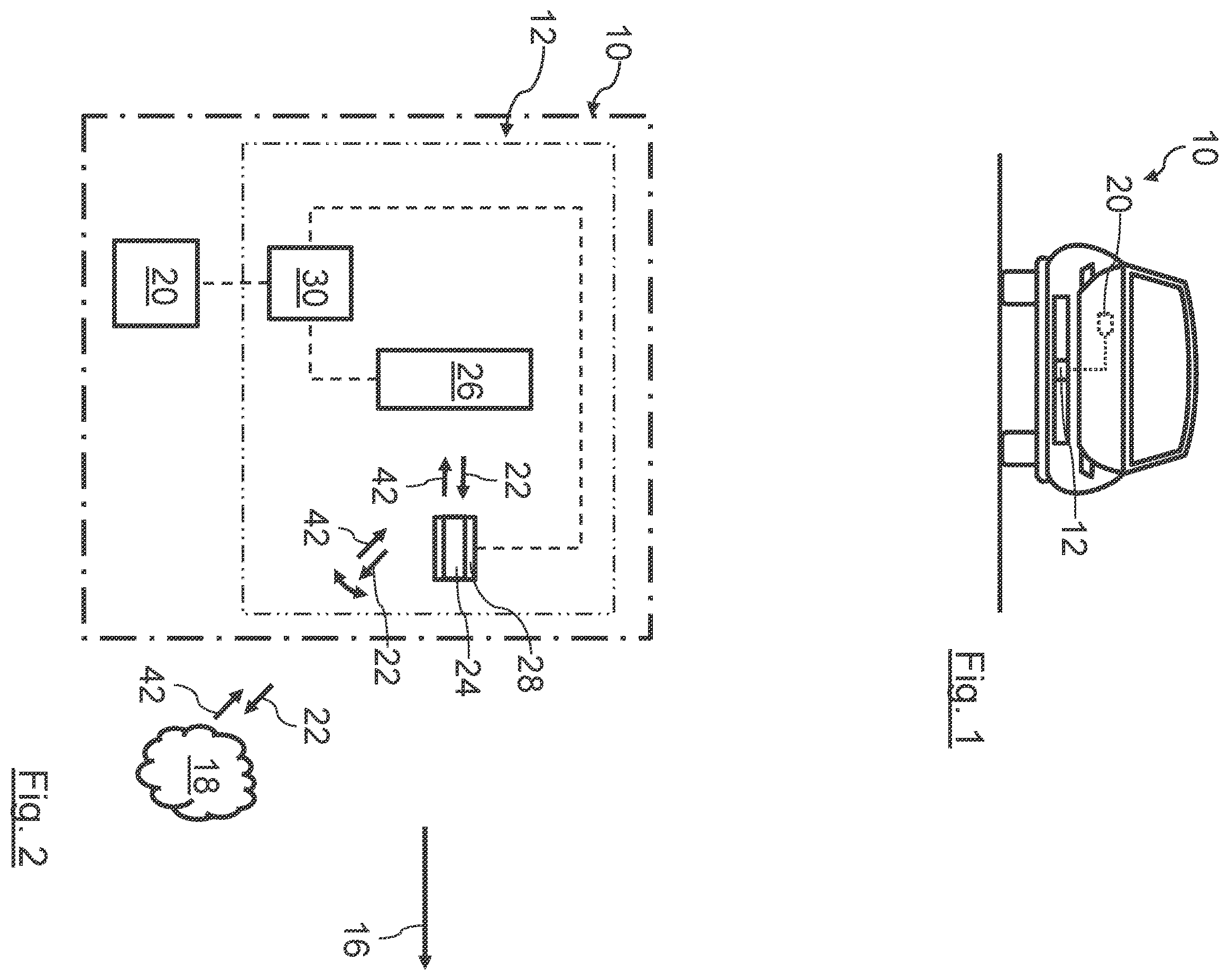 Patent US12386042 — Light signal deflecting device for an optical measuring system for detecting objects, measuring system, and method for operating a light signal deflecting device — Figure 1