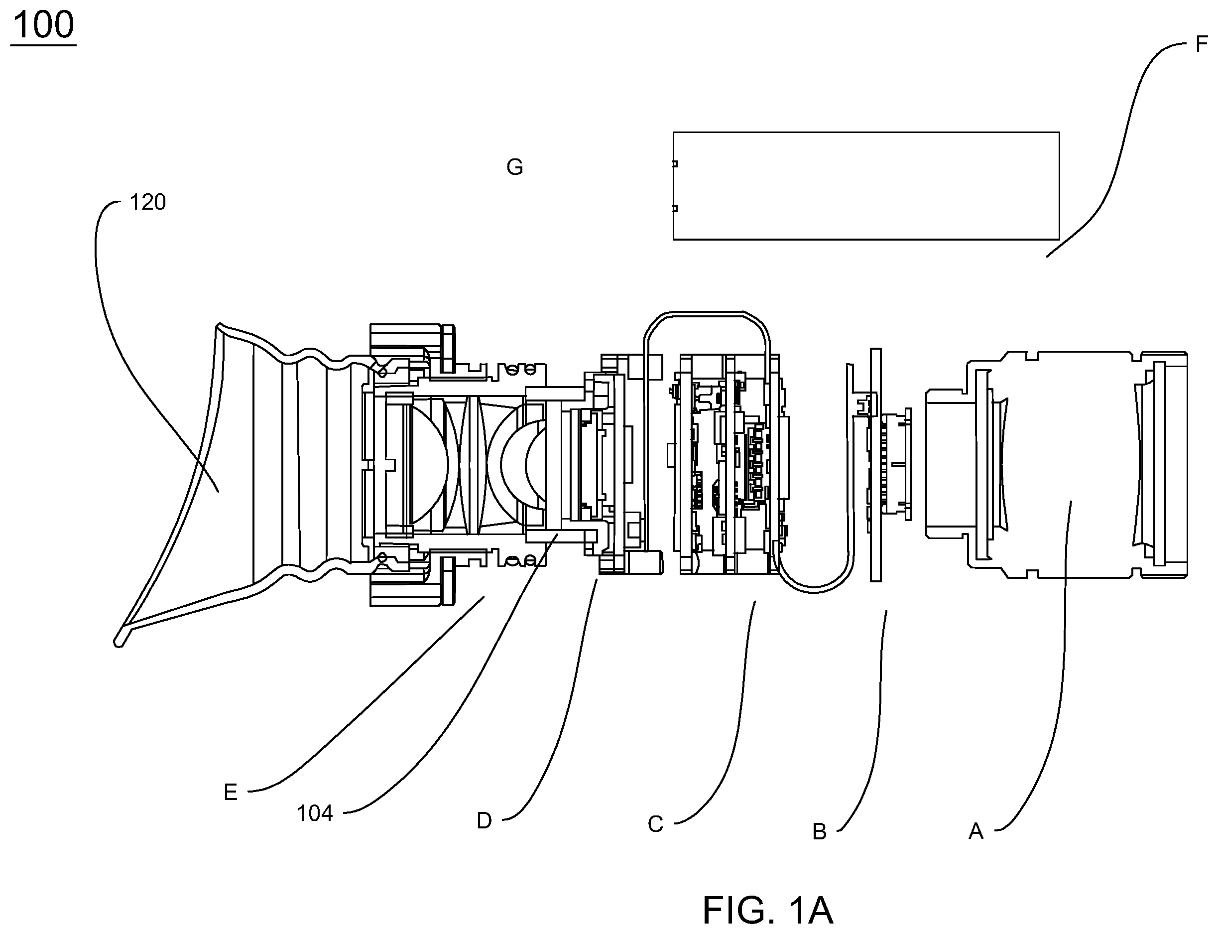 Patent US12386143 — Mechanism for dioptric adjustment of telescopic lenses — Figure 1