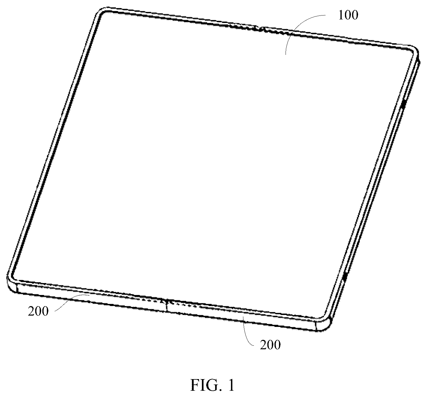 Patent US12386399 — Main swing arm, rotating shaft mechanism, and foldable mobile terminal — Figure 1