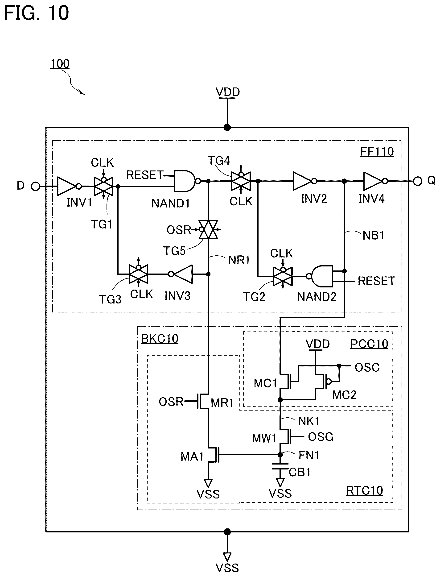 Patent US12386411 Figure 10 – Control device and data processing system
