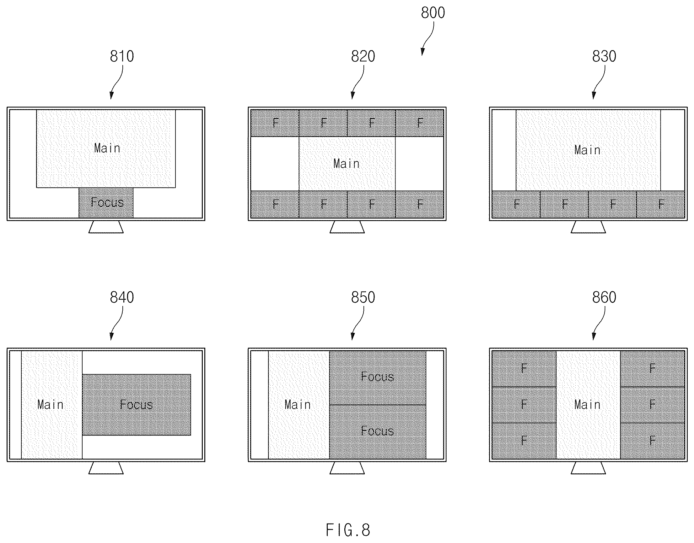 Patent US12386579 Figure 8 – Screen sharing method and electronic device therefor