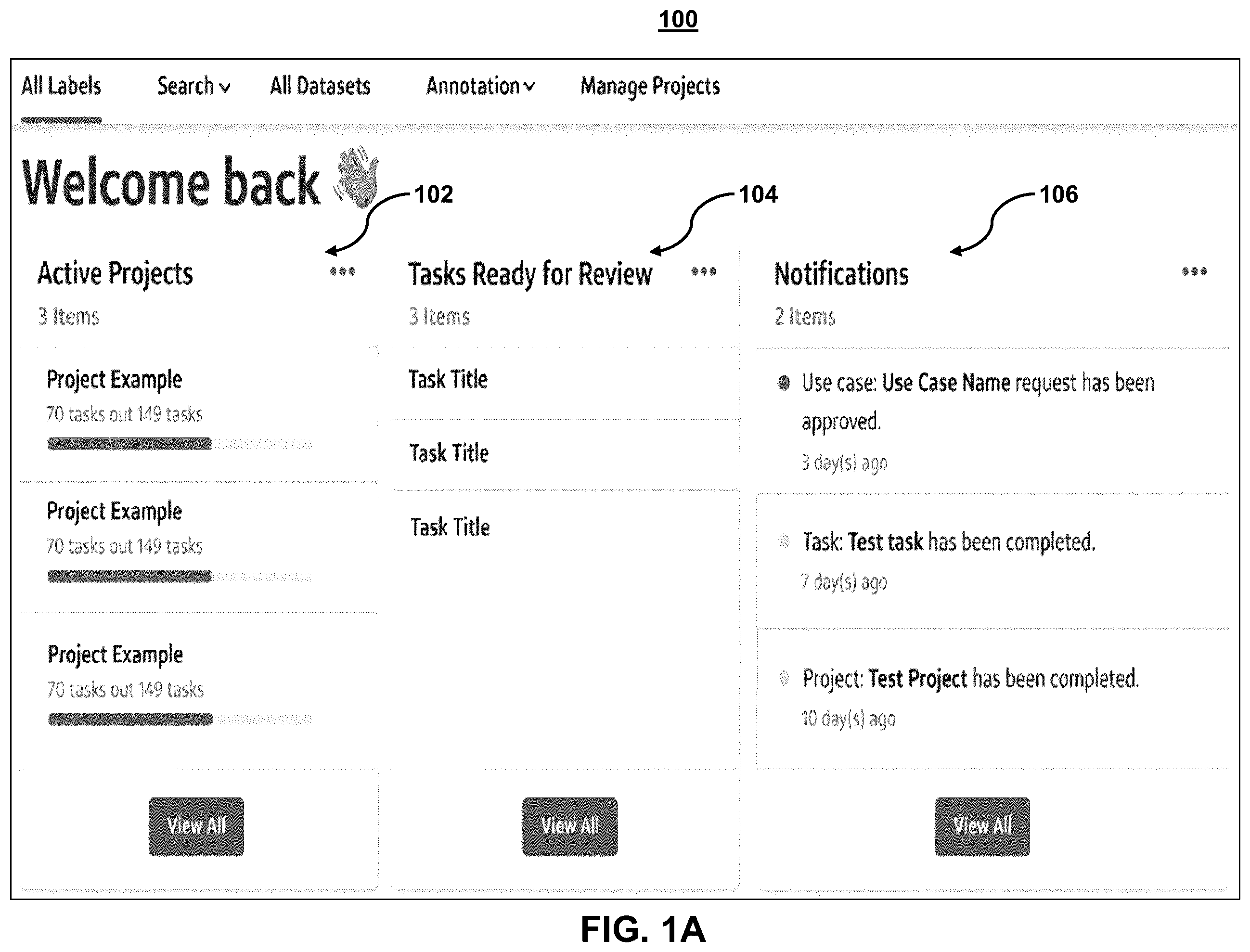 Patent US12386804 — Systems and methods for maintaining rights management while labeling data for artificial intelligence model development — Figure 1
