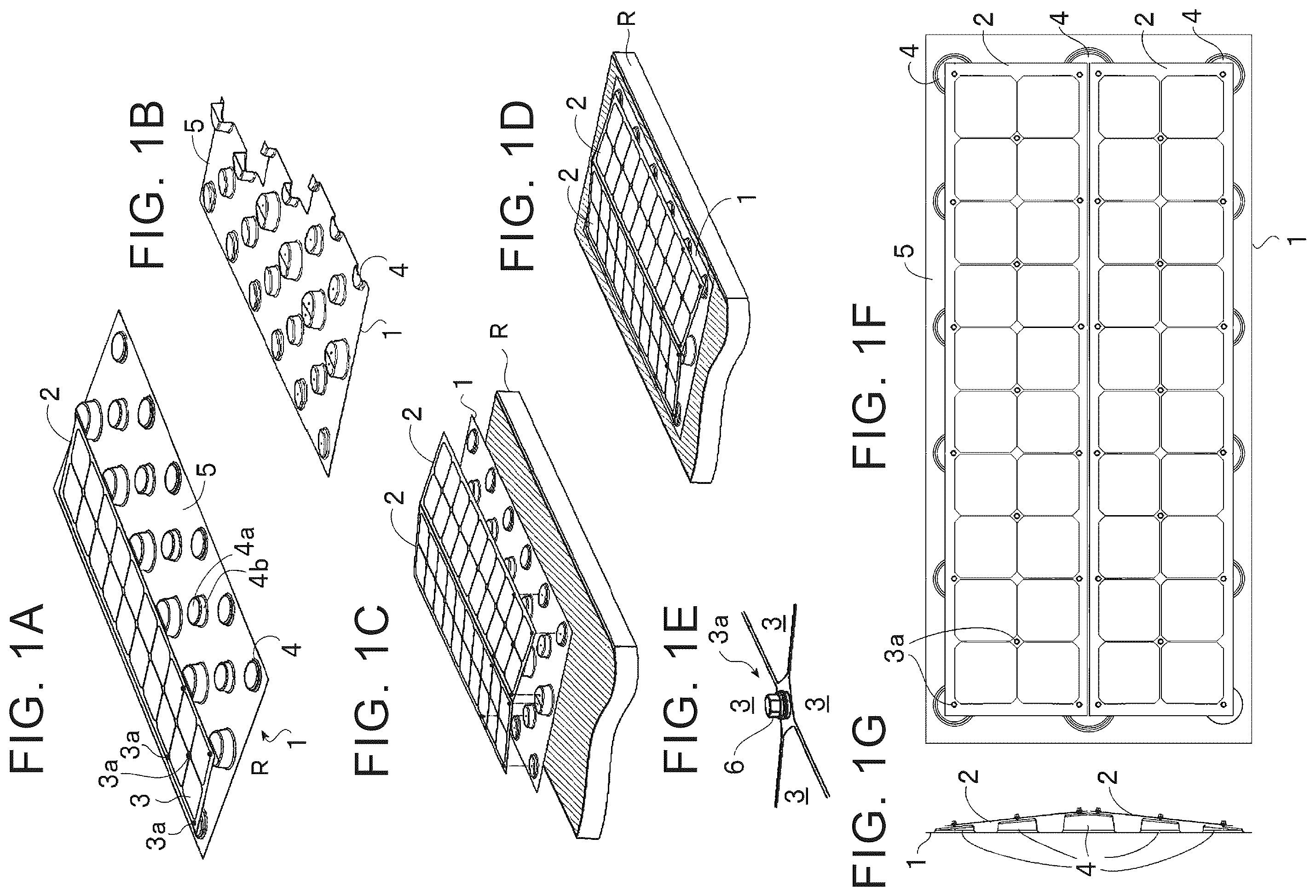Patent US12395115 — Structure for installation of solar power generation panel on roof — Figure 1