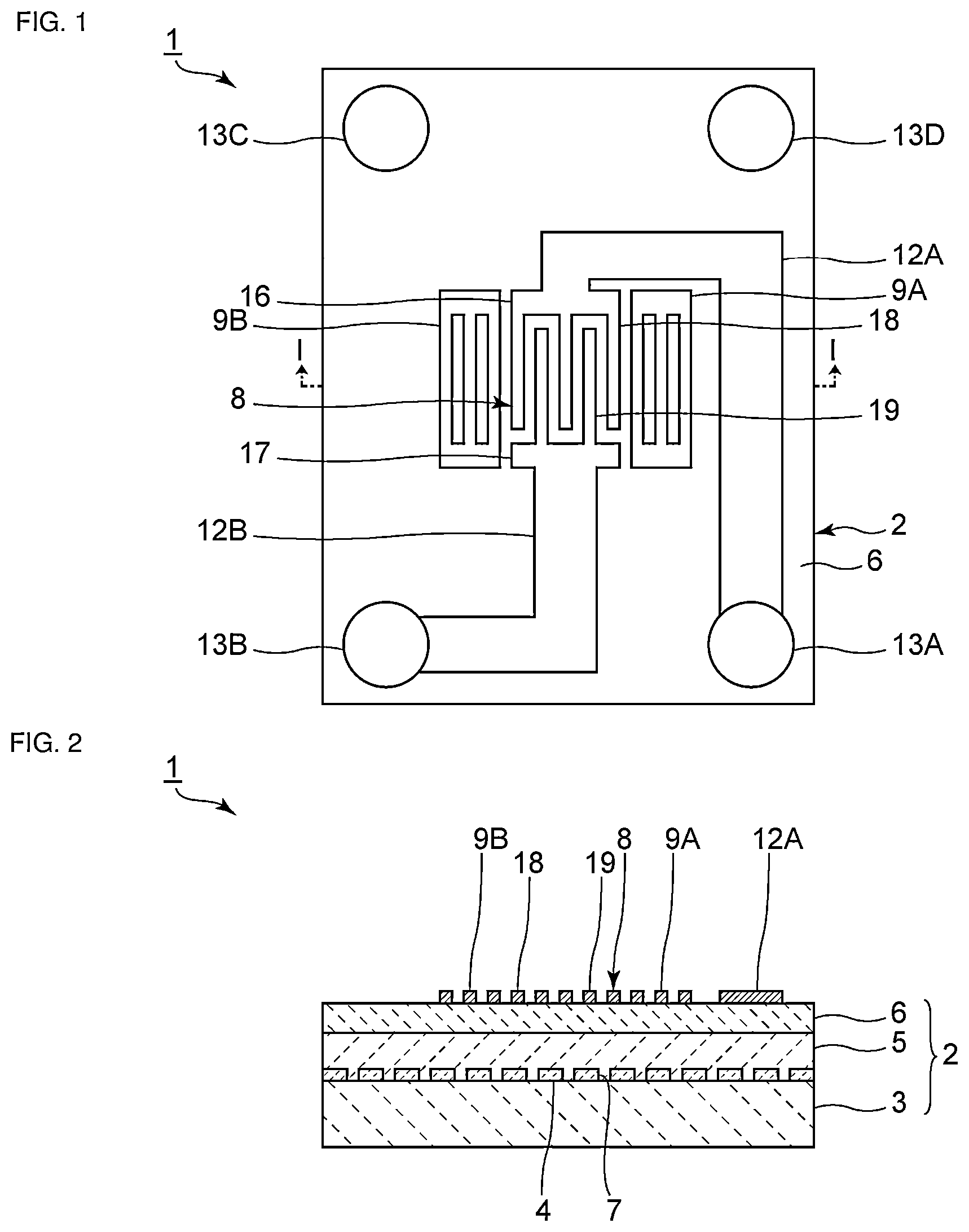 Patent US12395151 — Acoustic wave device — Figure 1