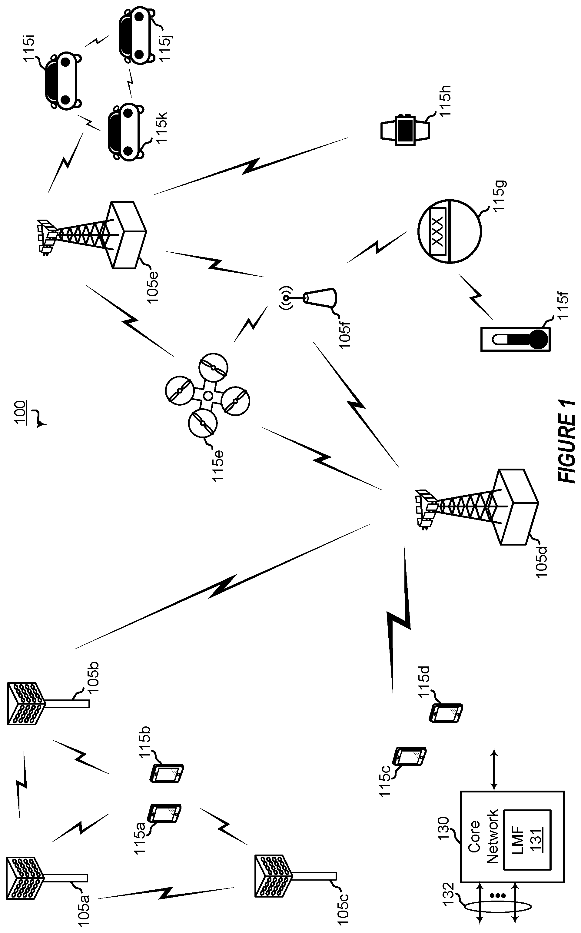 Patent US12395286 — Multi-transmission and reception point (multi-TRP) based positioning — Figure 1