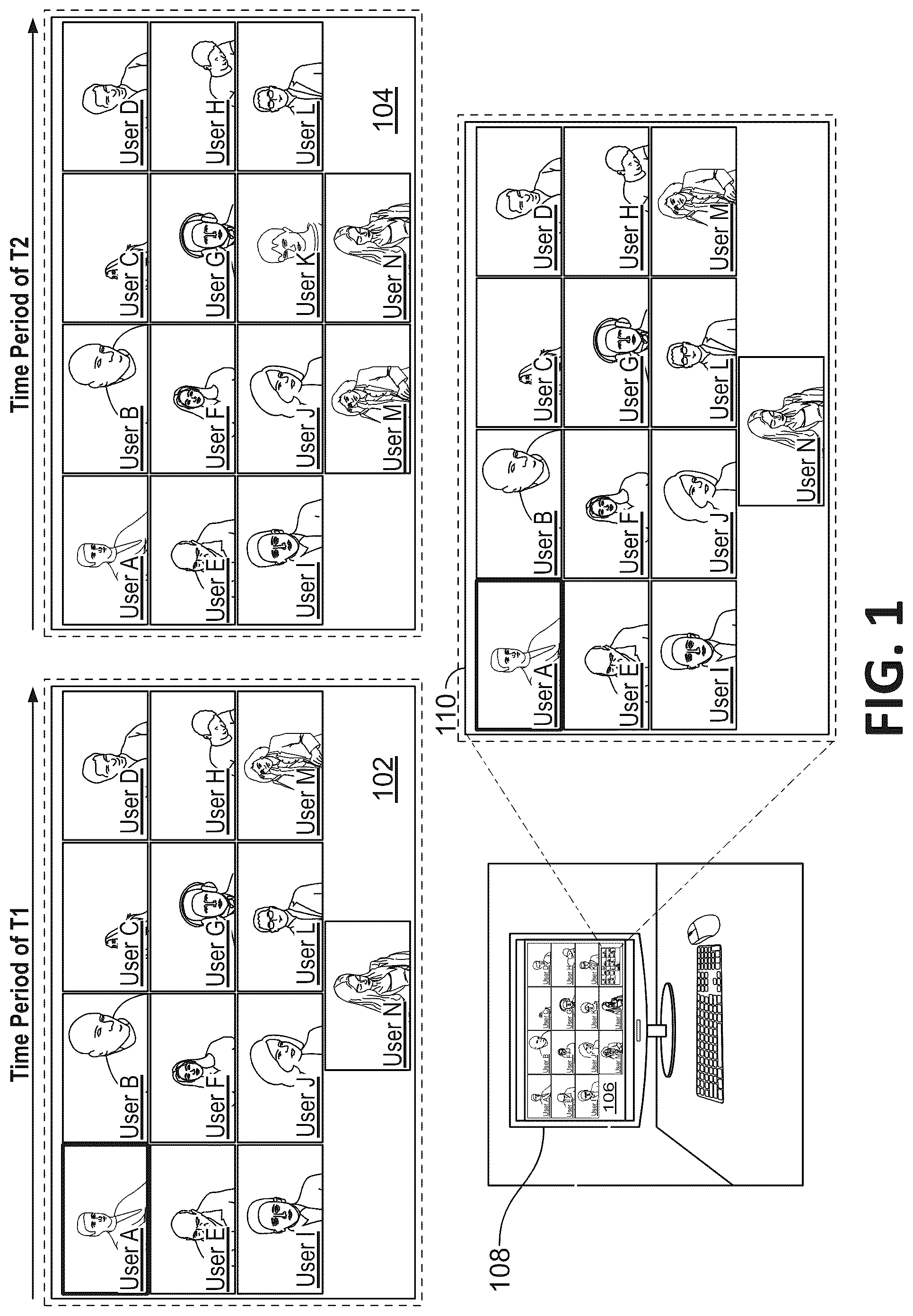 Patent US12395369 — Systems and methods for decentralized generation of a summary of a virtual meeting — Figure 1