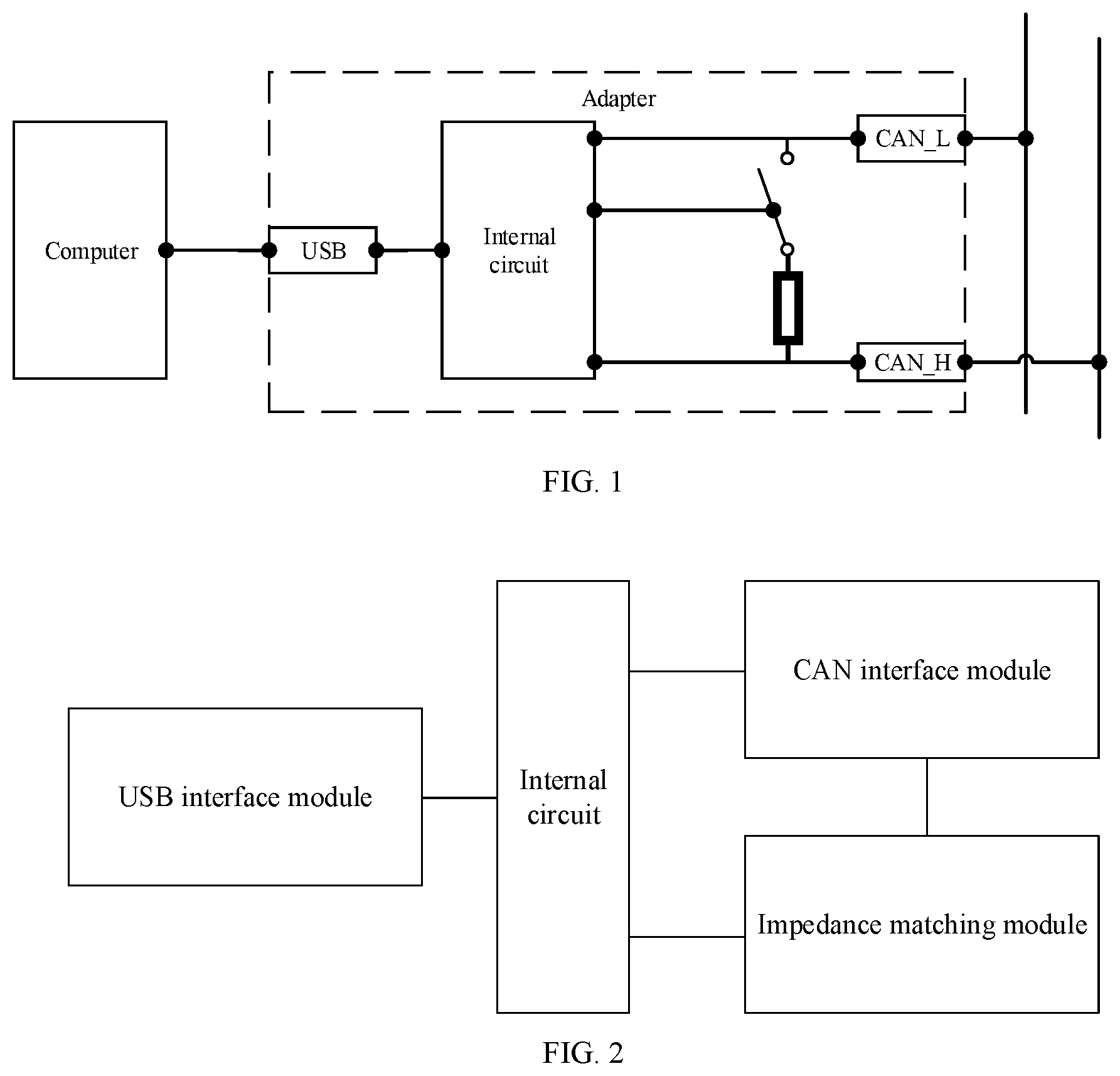 Patent US12395383 — Impedance matching adapter, impedance matching system, and impedance matching method — Figure 1