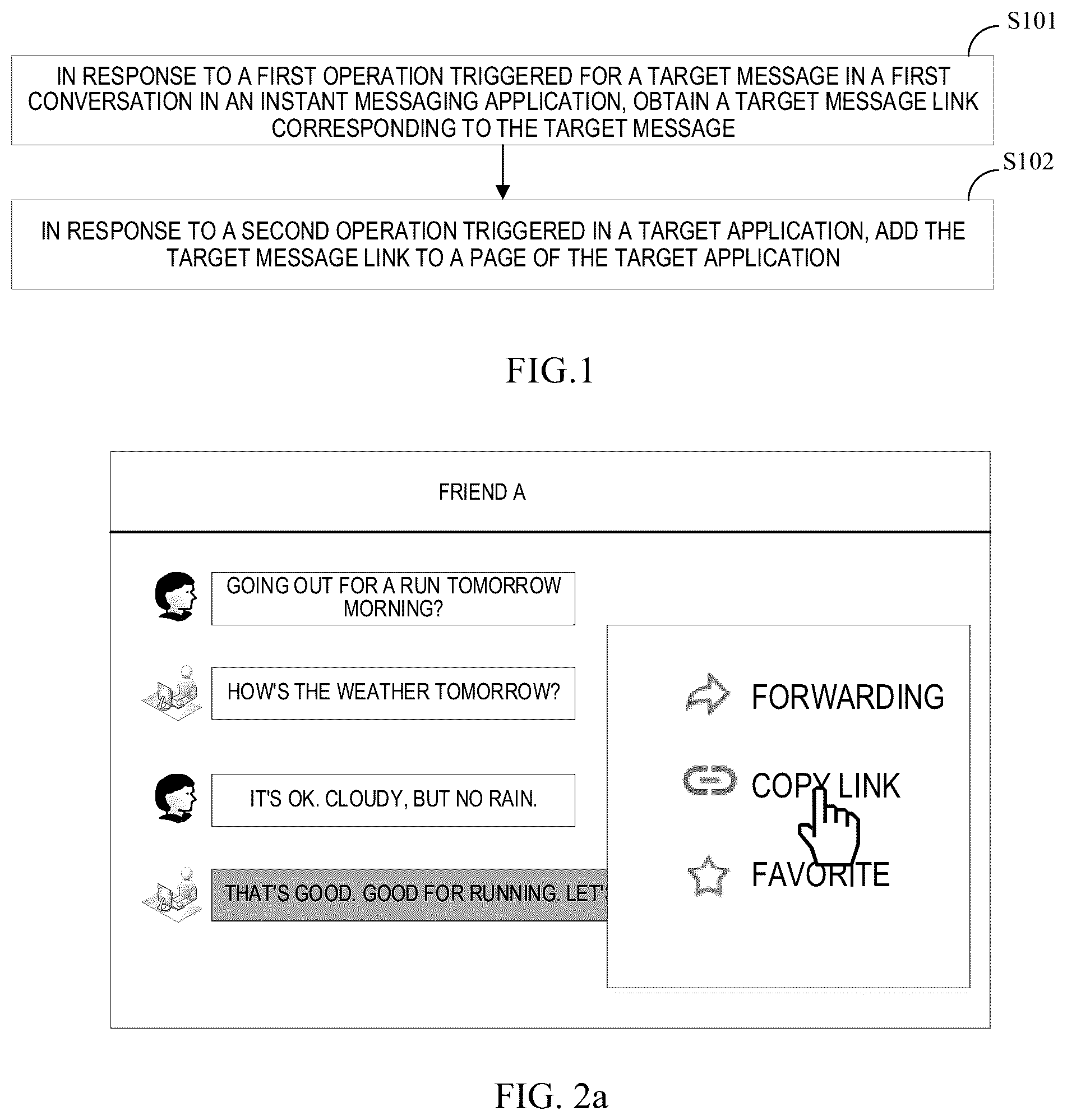 Patent US12395455 — Method, apparatus and device for processing instant message — Figure 1