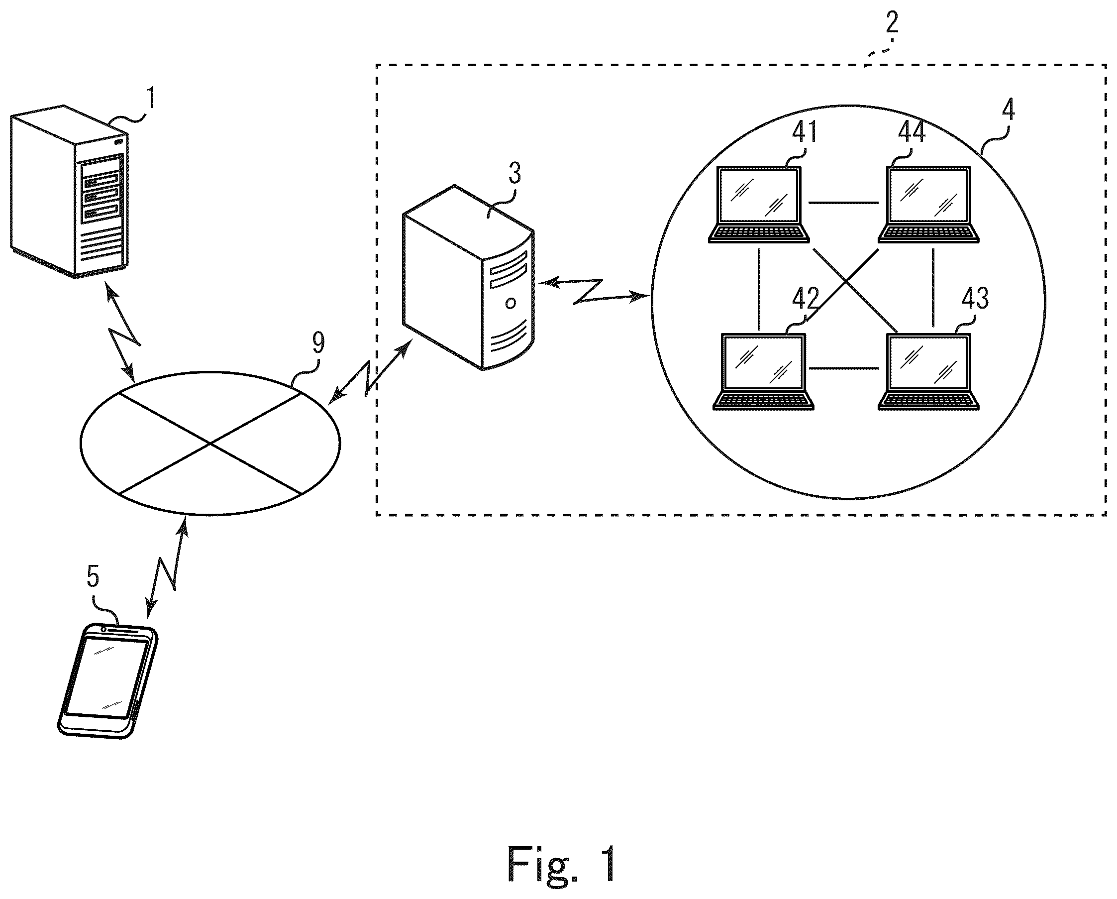 Patent US12395544 — Information processing apparatus — Figure 1