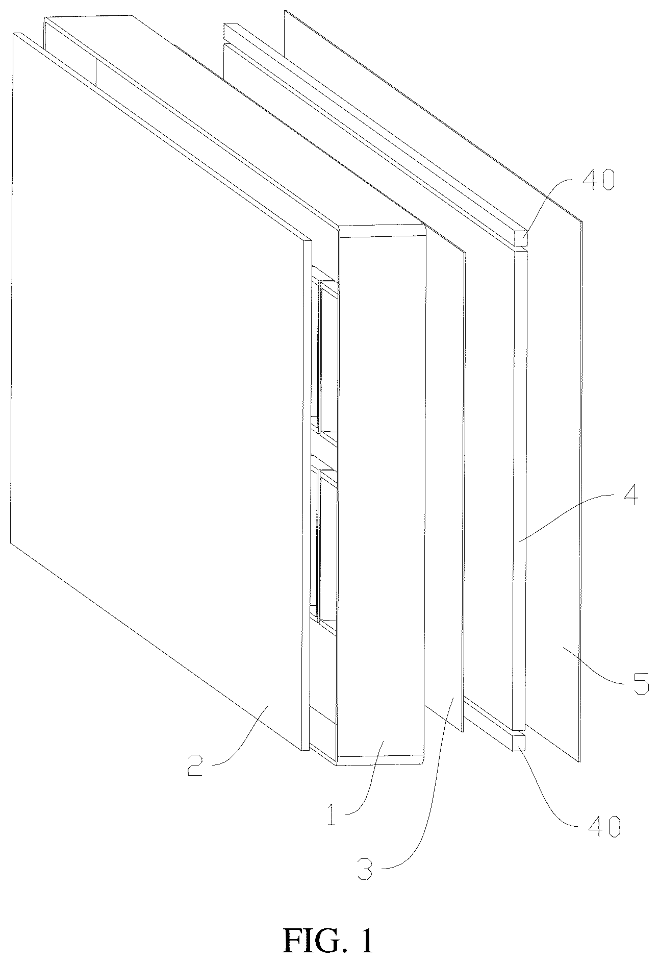 Patent US12395619 — Multi-layered and three-dimensional display touch device — Figure 1