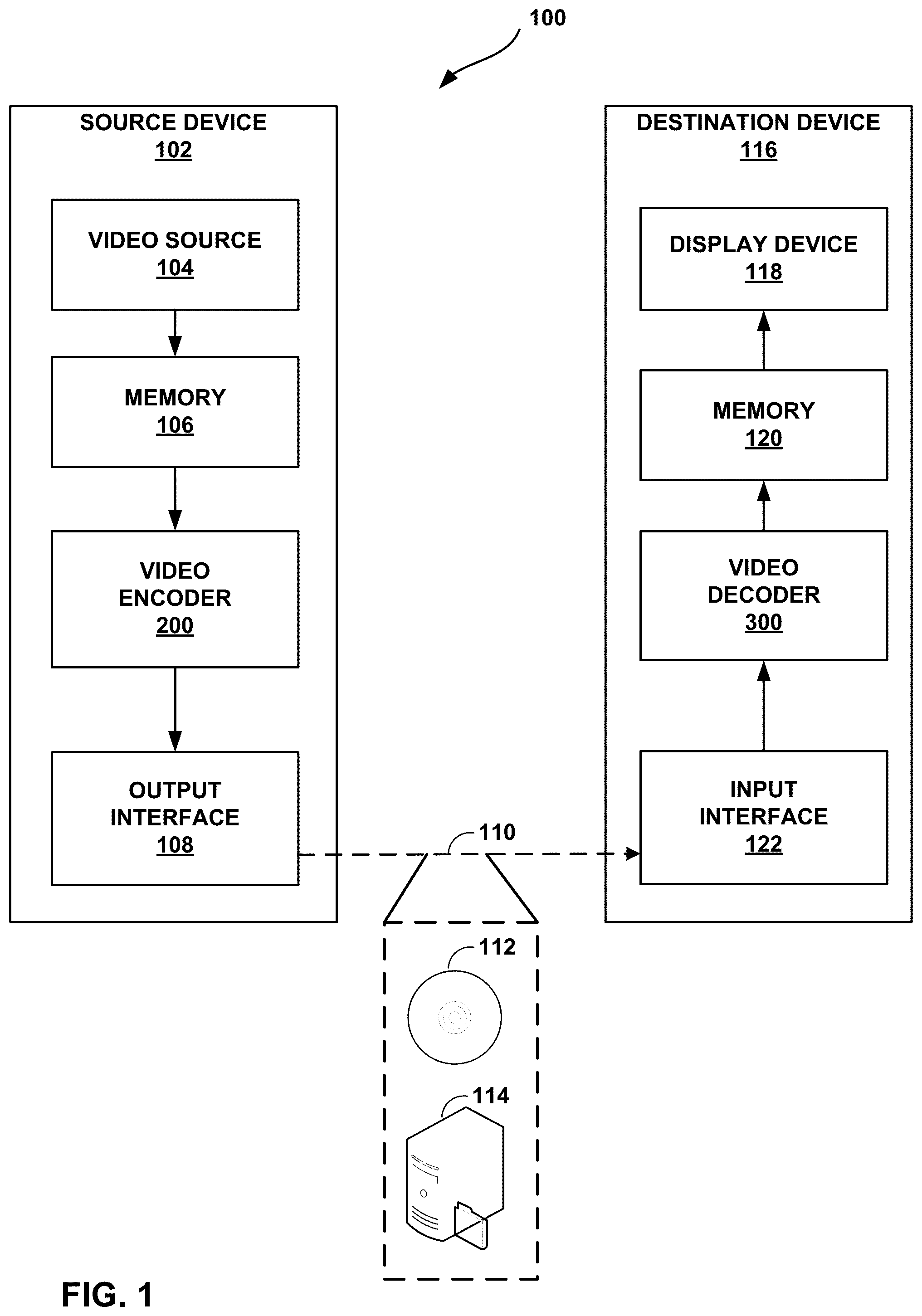 Patent US12395622 — Position-dependent intra-inter prediction combination in video coding — Figure 1