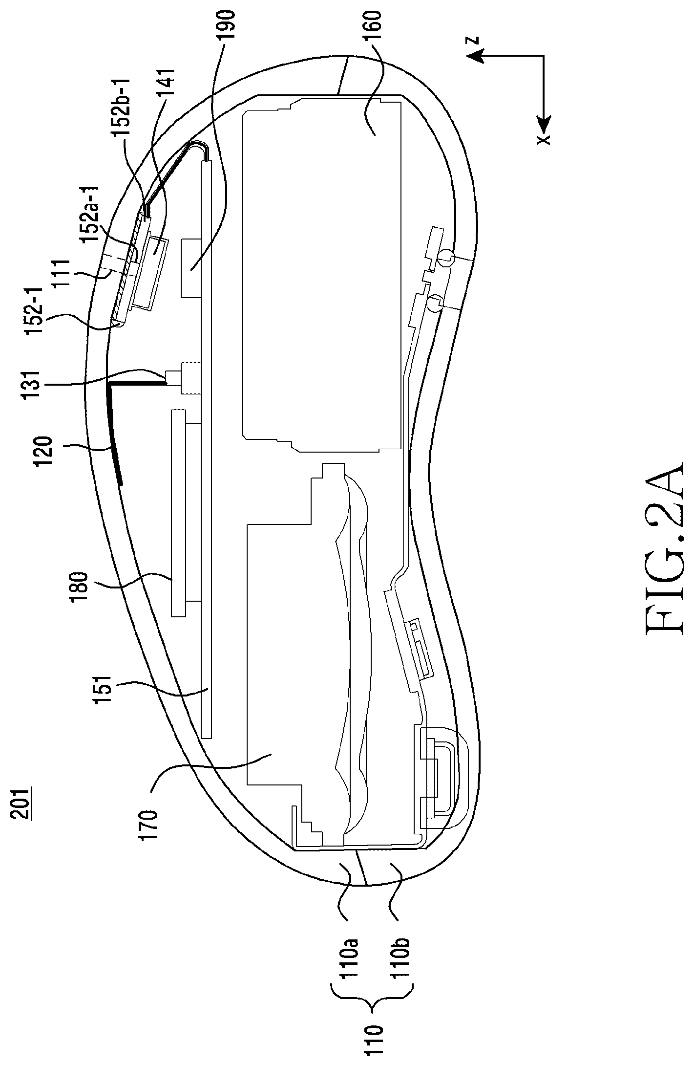 Patent US12395775 Figure 5 – Electronic device comprising touch electrode