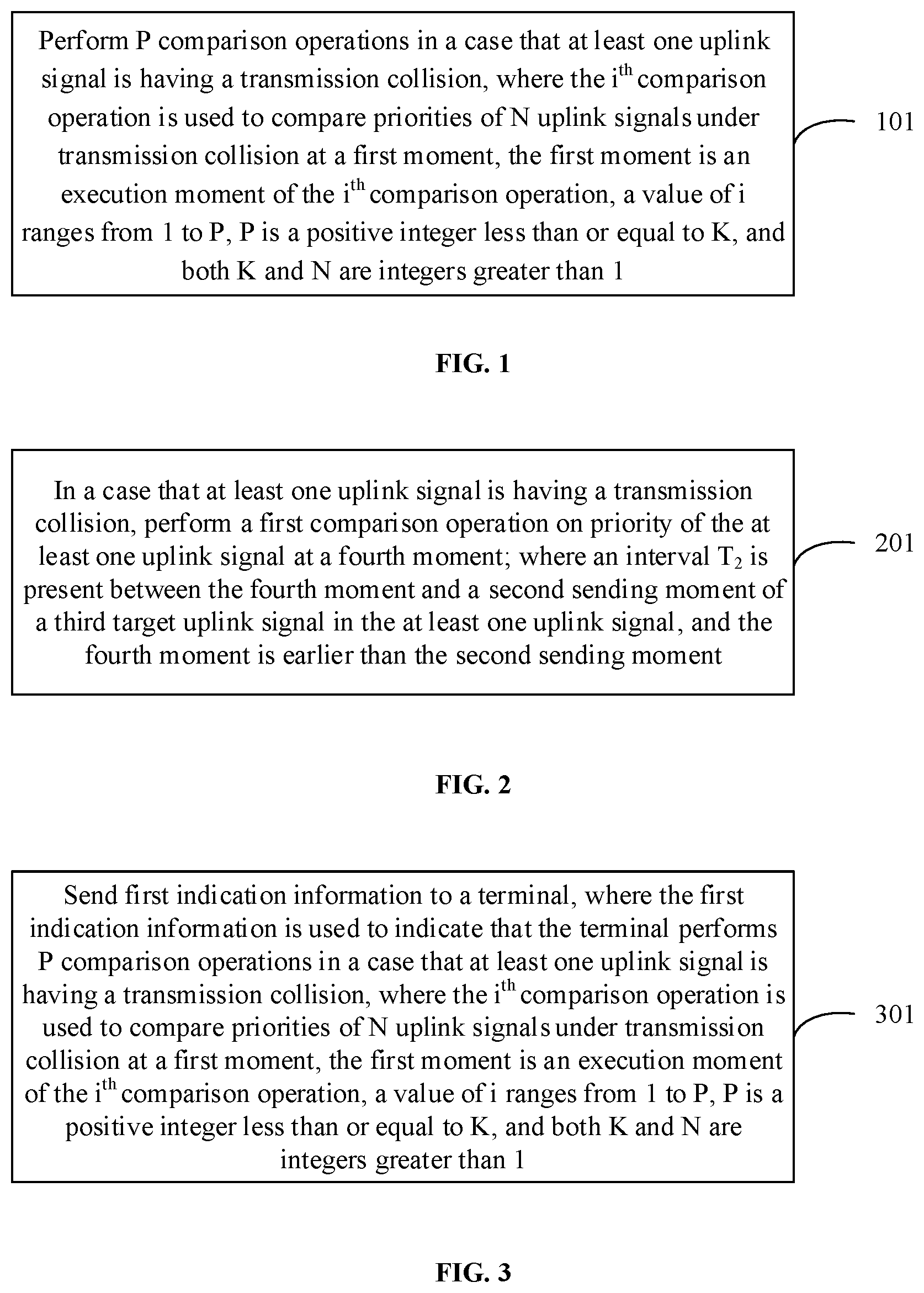 Patent US12395887 — Transmission priority processing method, terminal, and network-side device — Figure 1