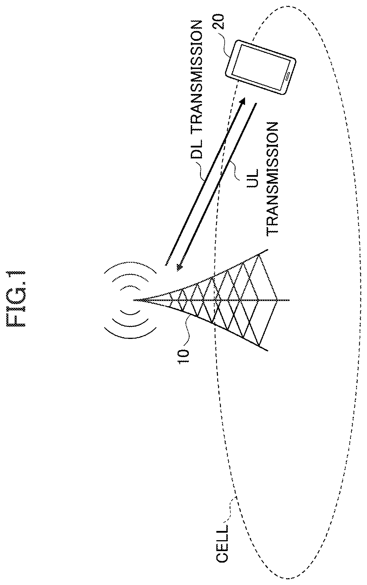 Patent US12395897 Figure 1 – Communication device and communication method for mobile communication based on quality of service (QoS)