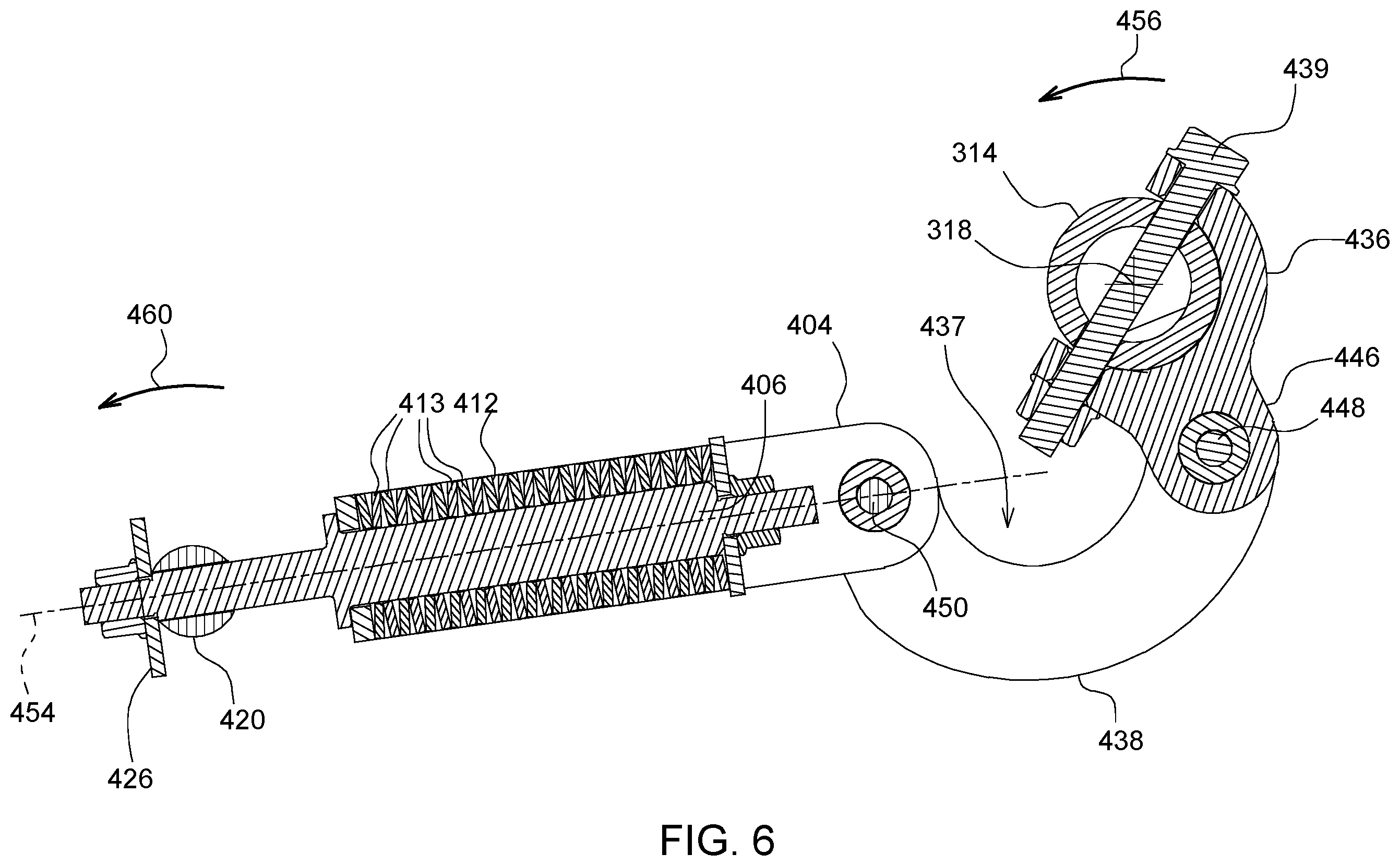 Patent US12396387 Figure 6 – Automated lockout system for header