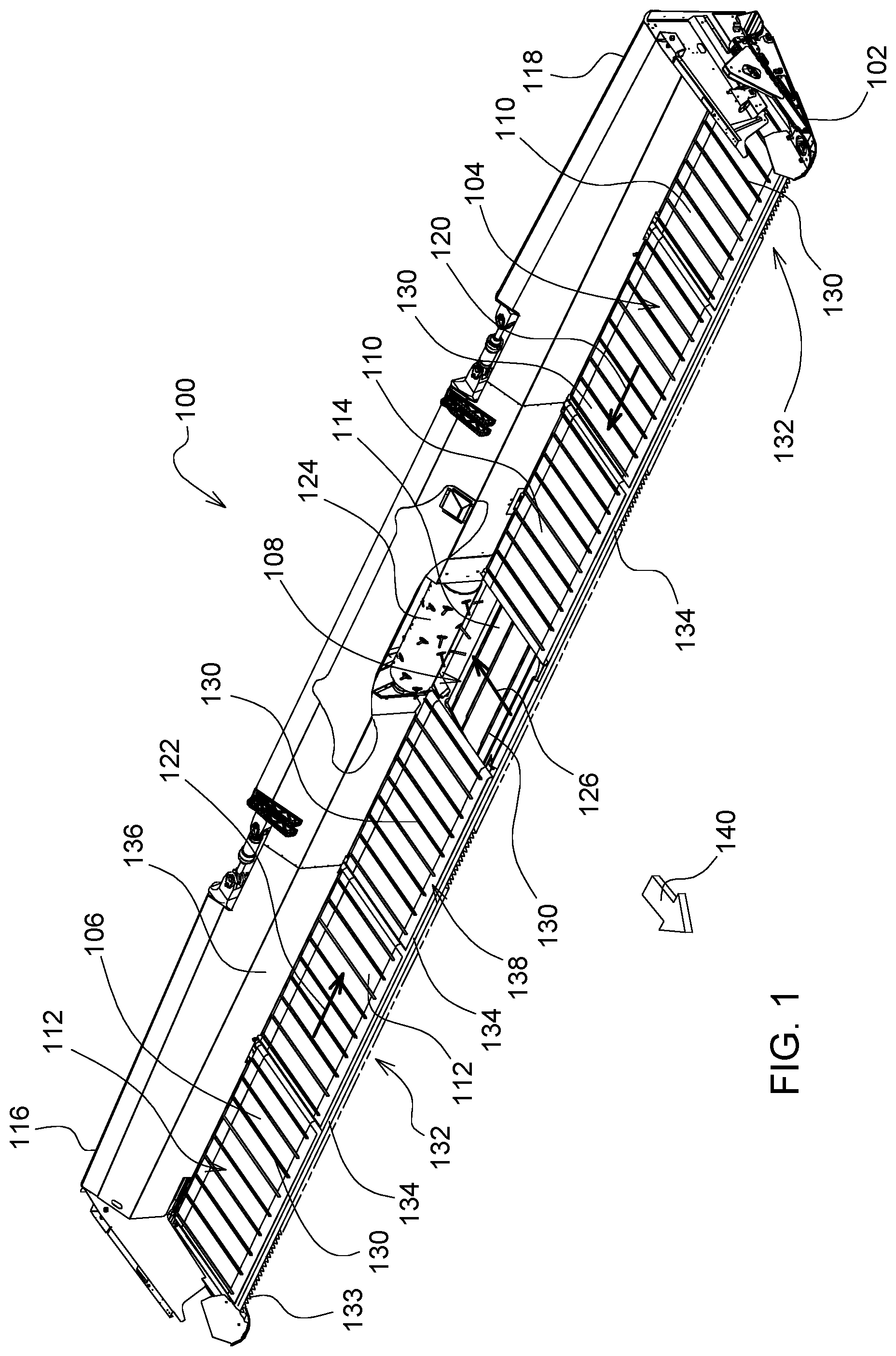 Patent US12396393 — Automated lockout system for header — Figure 1