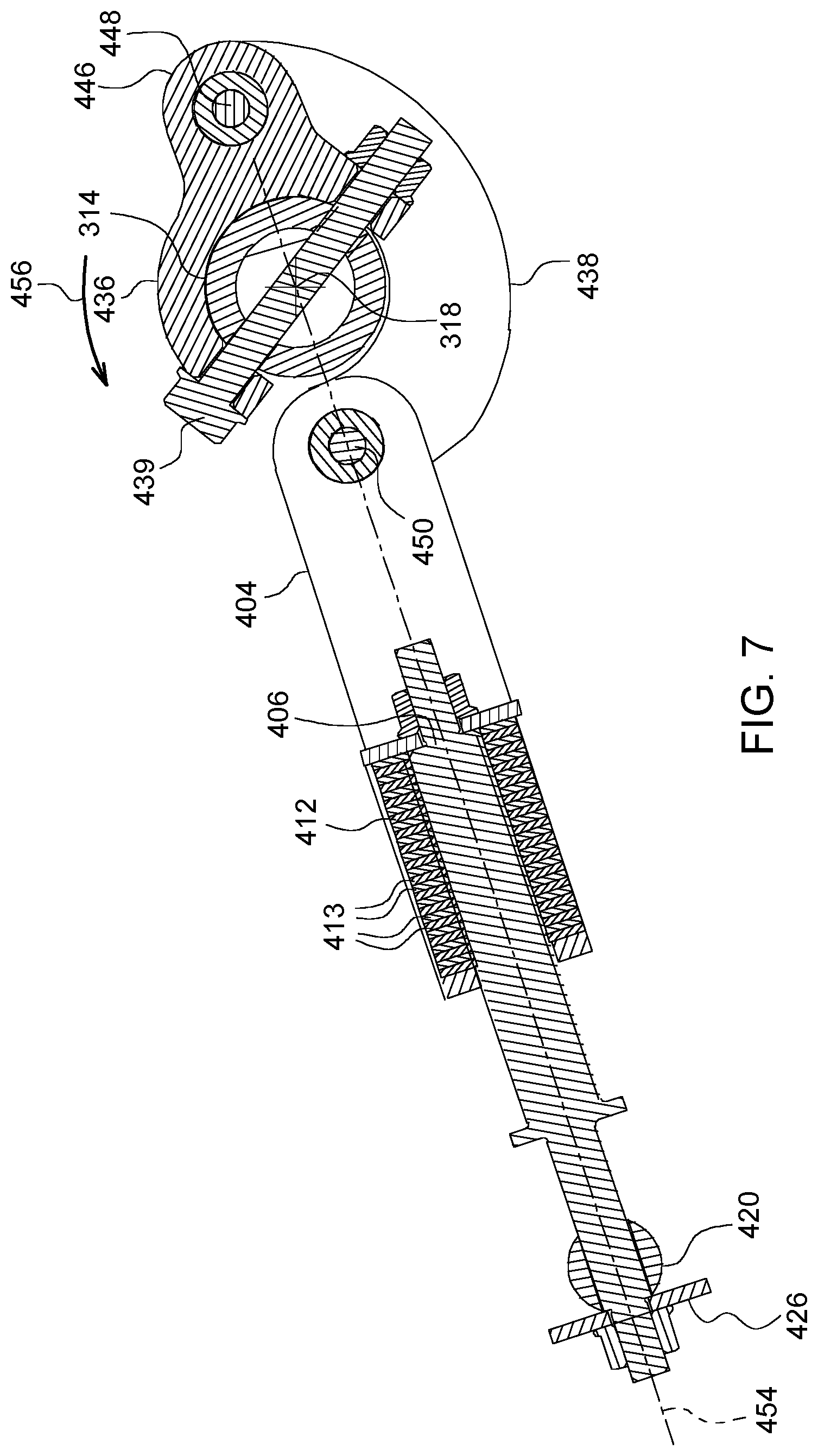 Patent US12396393 Figure 7 – Automated lockout system for header