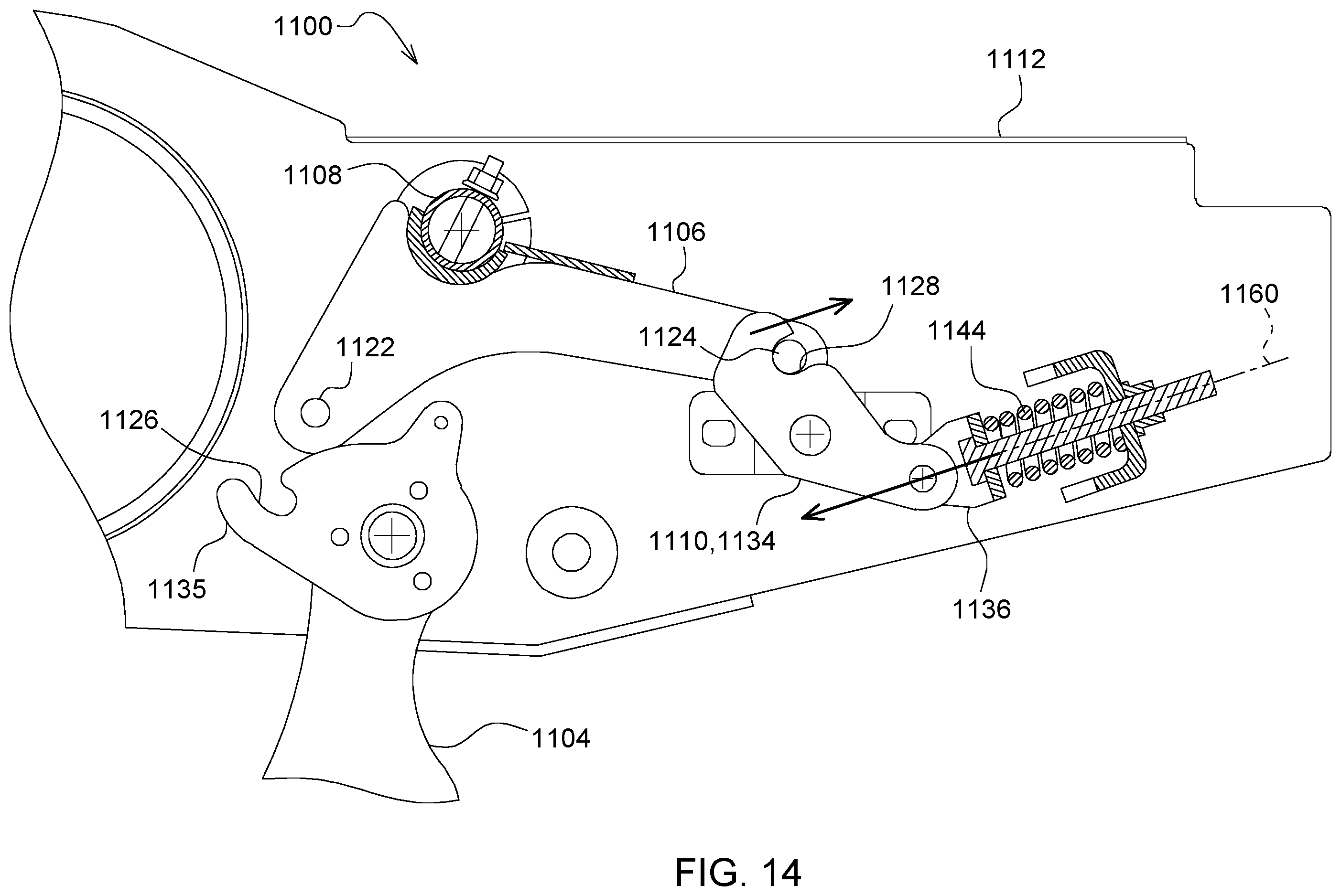 Patent US12396393 Figure 14 – Automated lockout system for header