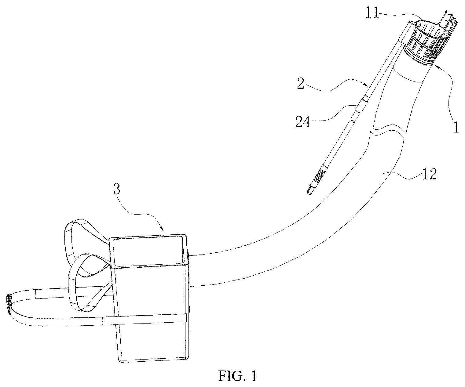 Patent US12396398 Figure 1 – Portable fruit picker with adjustable height