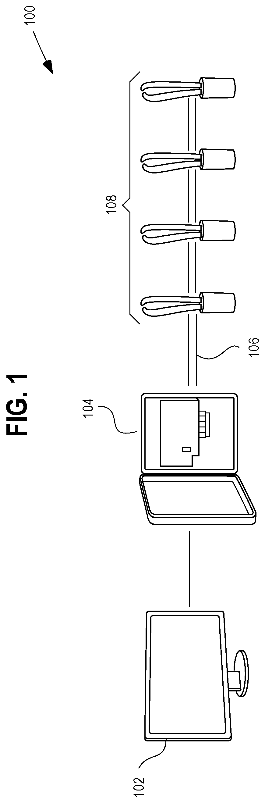 Patent US12396413 — Auto-detection of devices on a multi-wire irrigation control system and auto-assignment of receivers to irrigation zones — Figure 1