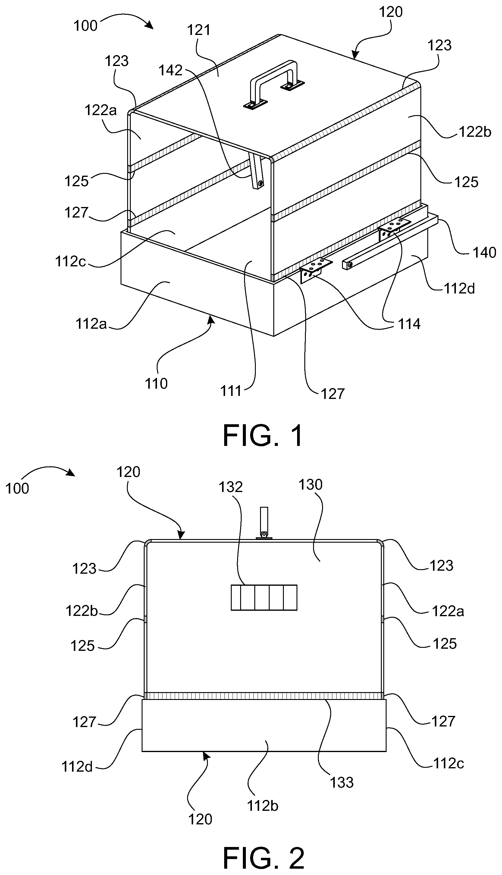 Patent US12396434 — Collapsible litter box — Figure 1