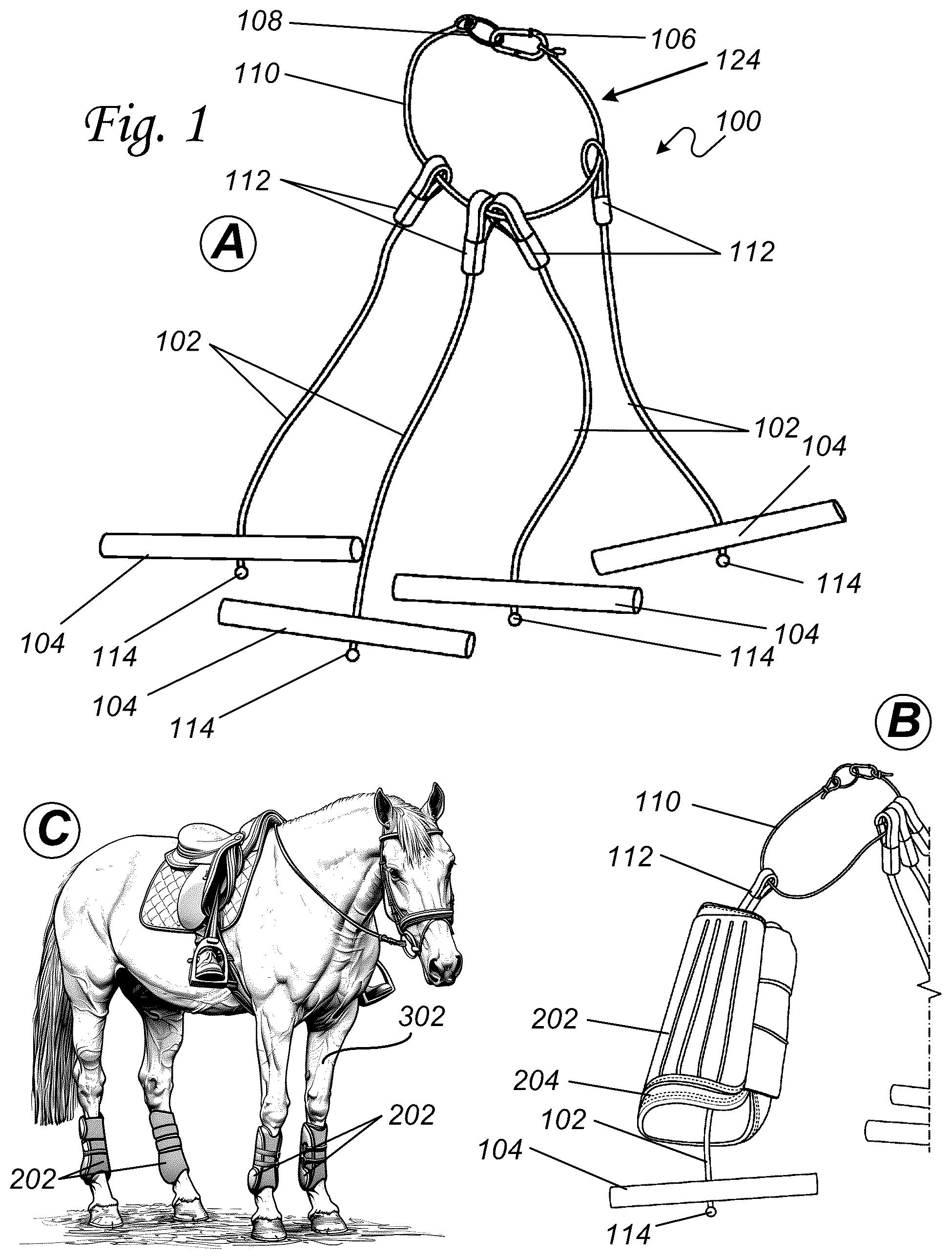 Patent US12396438 — Horse boot dryer — Figure 1