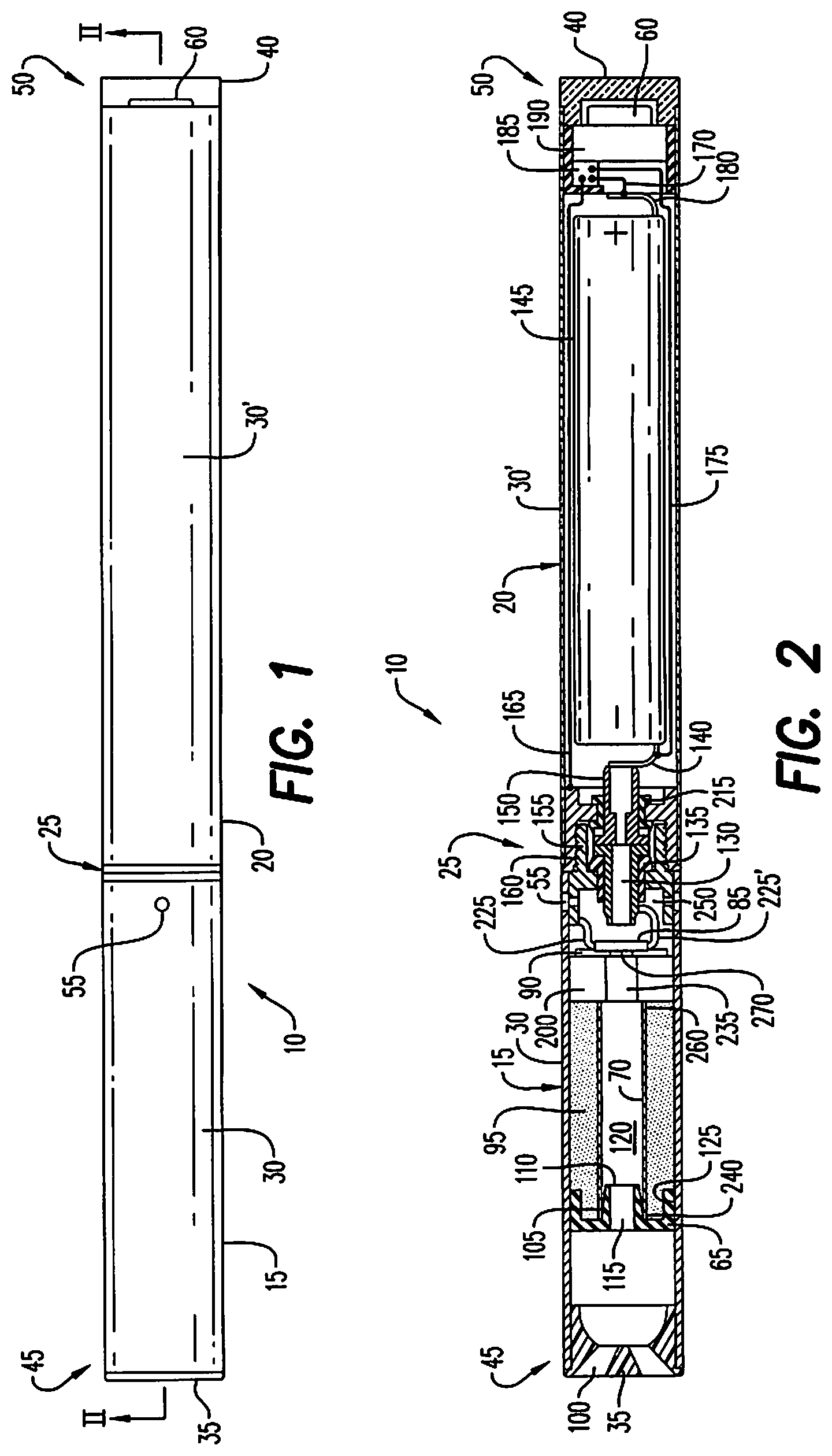Patent US12396482 — Electronic vaping device including transfer pad with oriented fibers — Figure 1