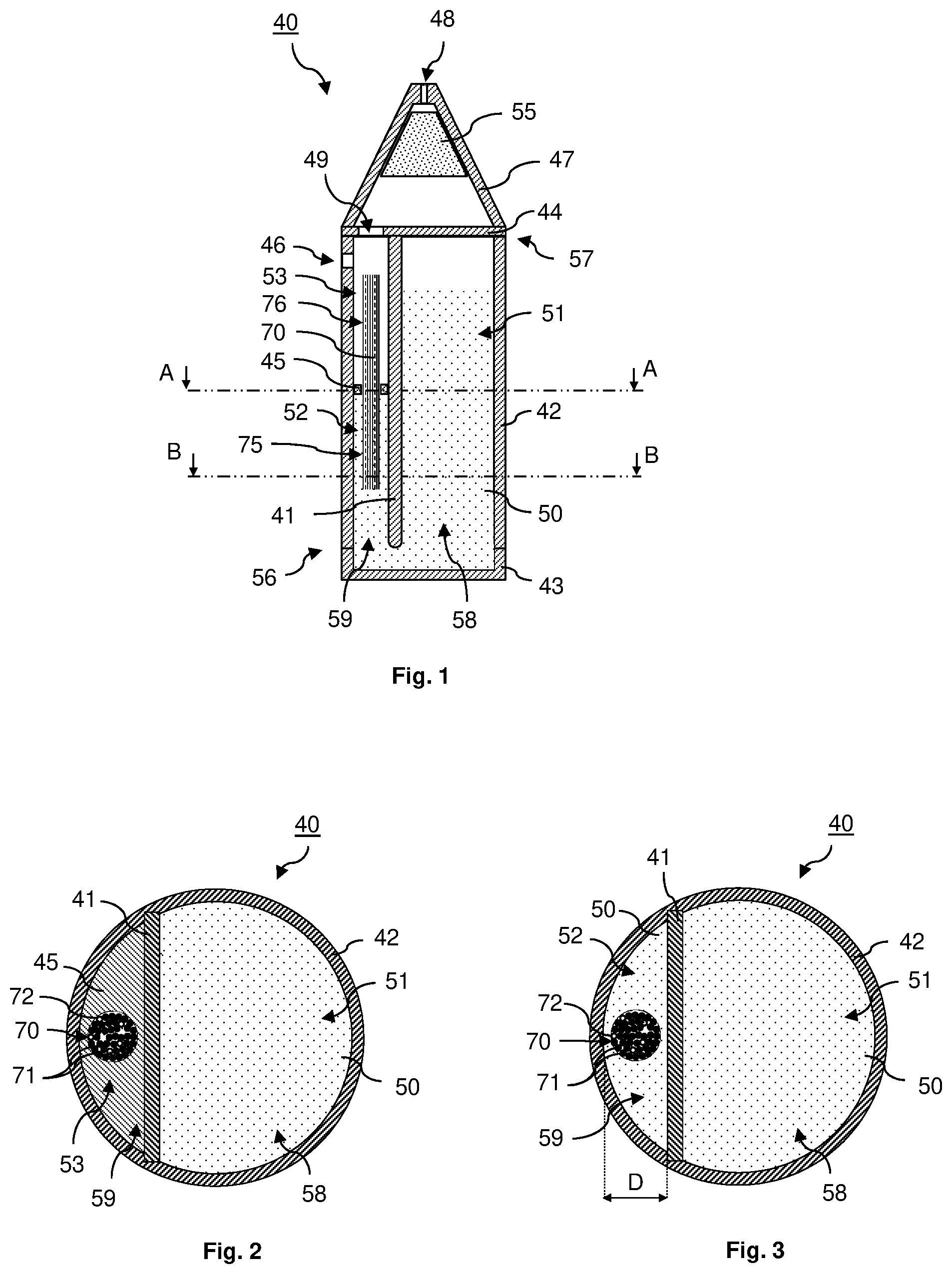 Patent US12396484 — Aerosol-generating article with a multi- compartment liquid reservoir — Figure 1