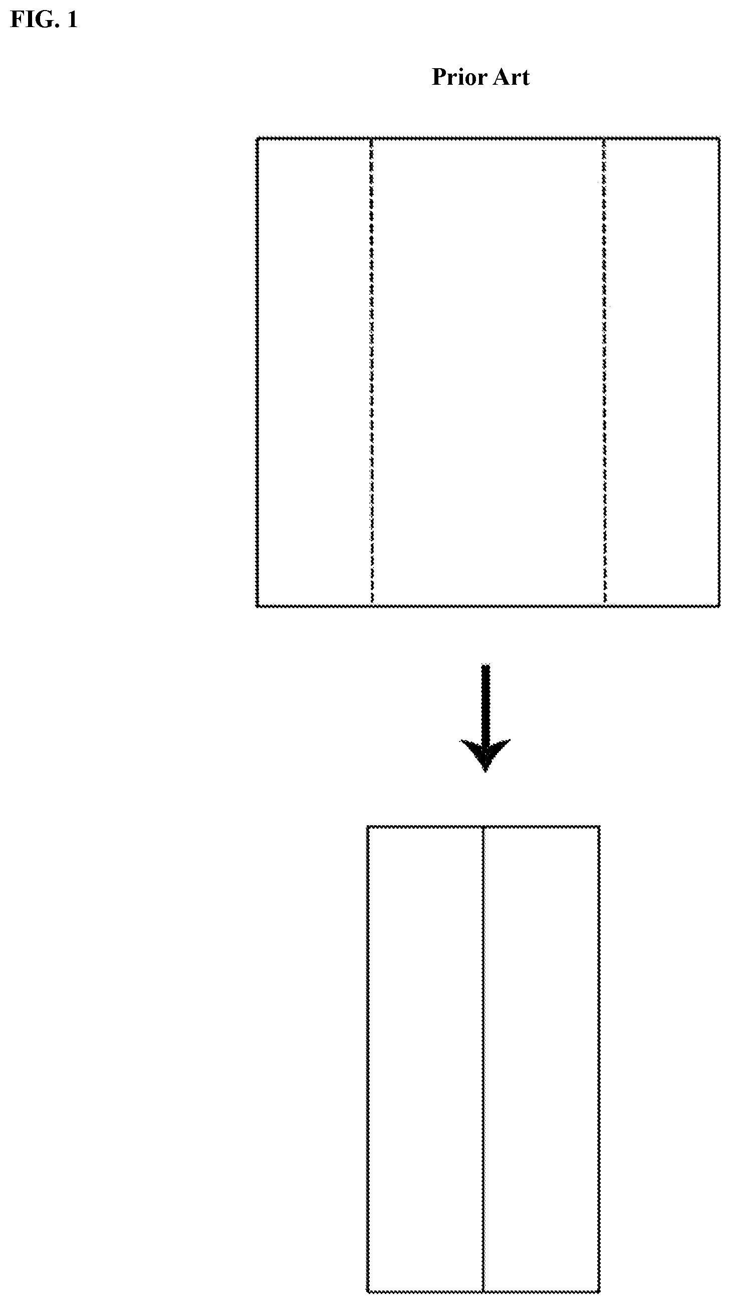 Patent US12396503 — Method of manufacturing a three-fold tie with body folded twice by gatefold — Figure 1