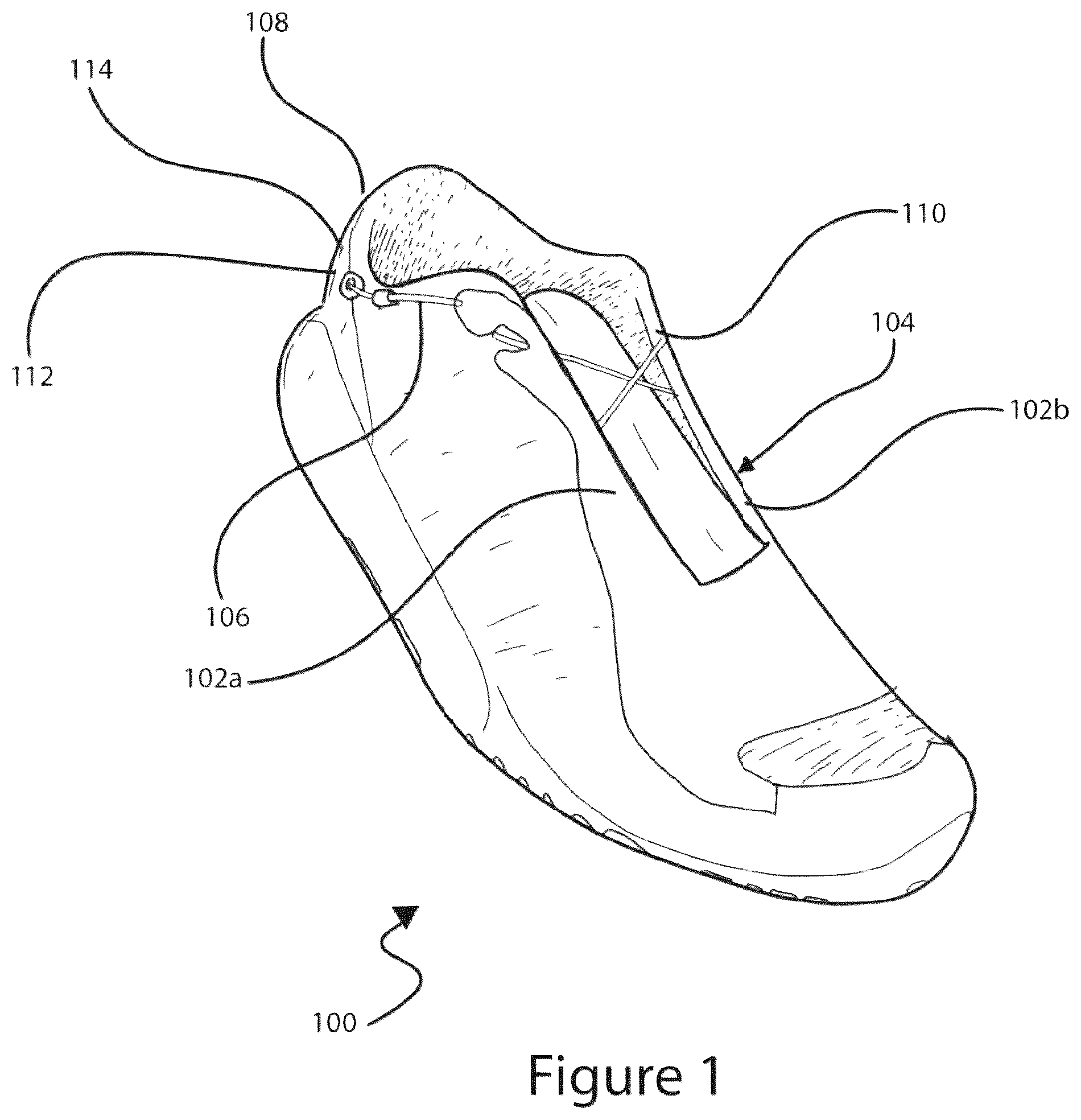 Patent US12396521 — Tightening mechanisms and applications including the same — Figure 1
