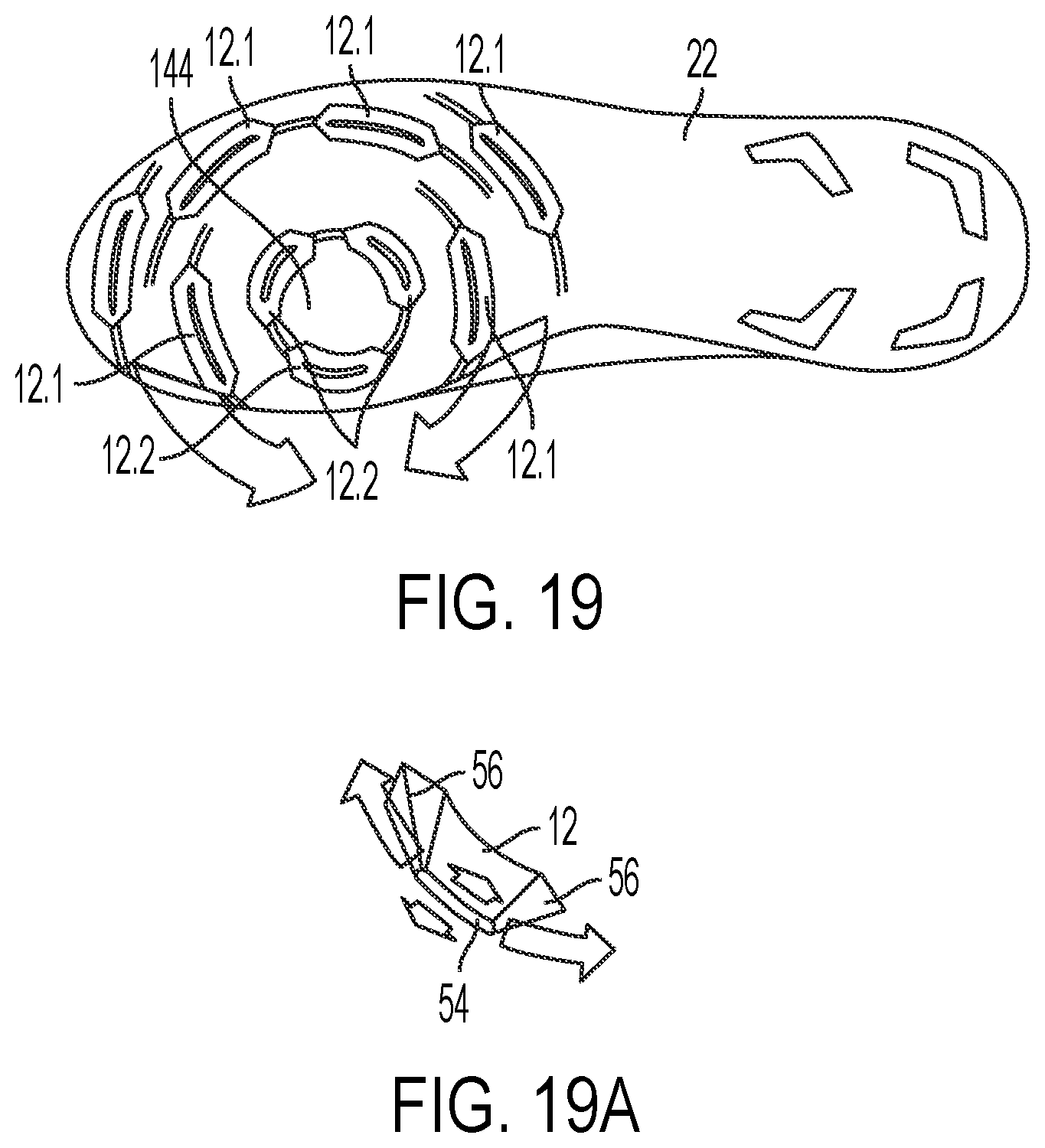 Patent US12396523 Figure 15 – Deflectable cleat system for footwear