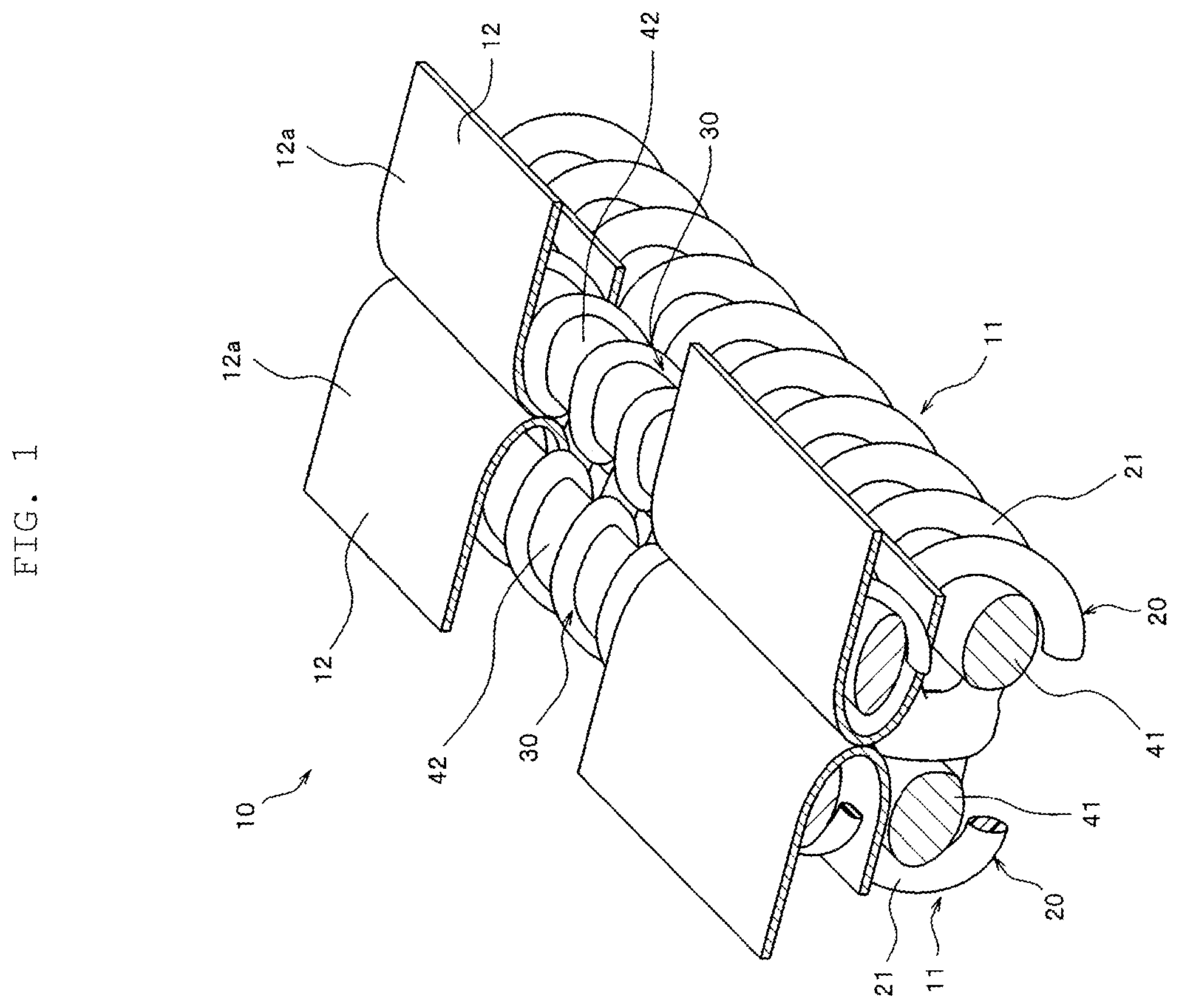 Patent US12396526 — Fastener chain — Figure 1