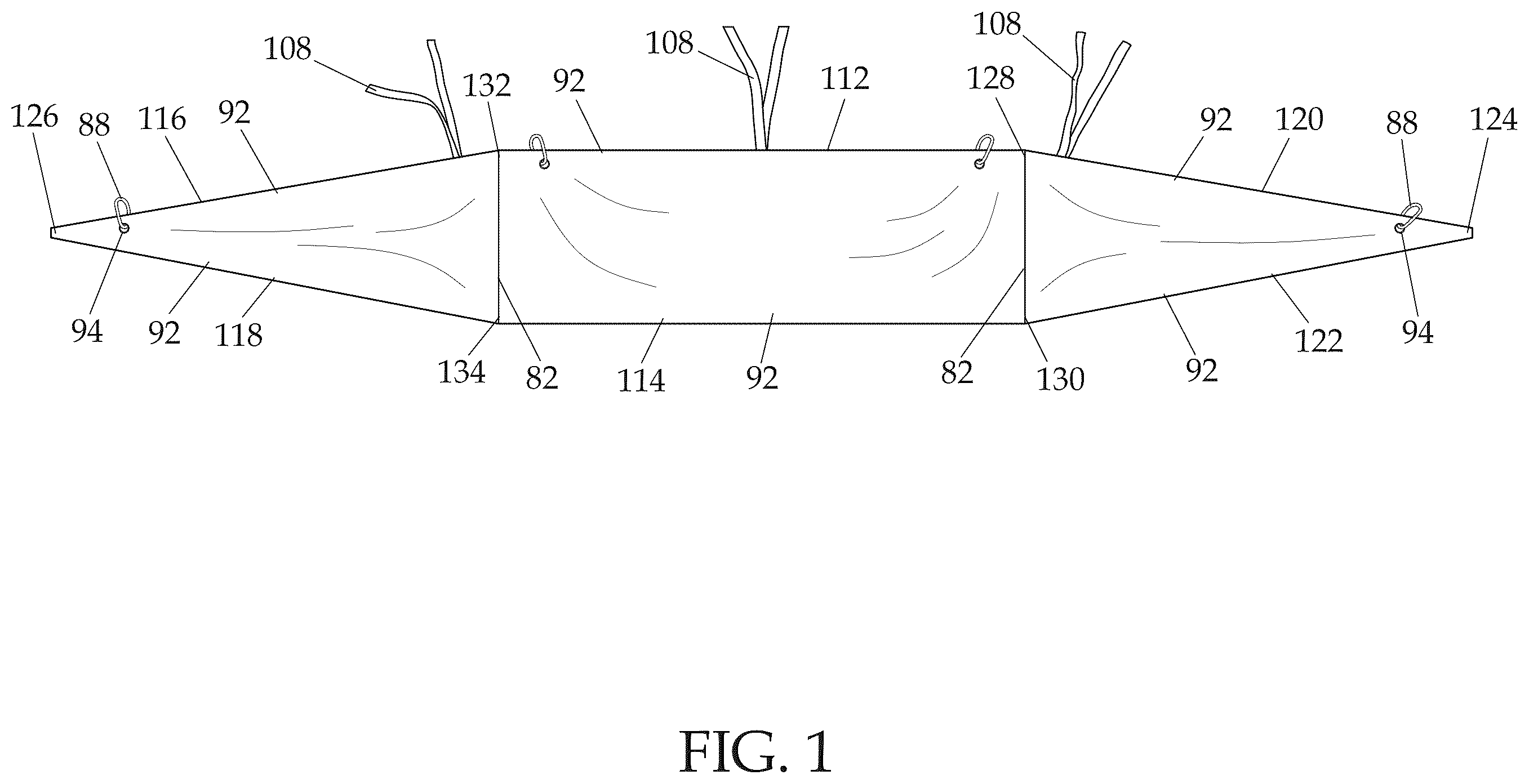 Patent US12396531 — Visor device and assembly for an umbrella — Figure 1