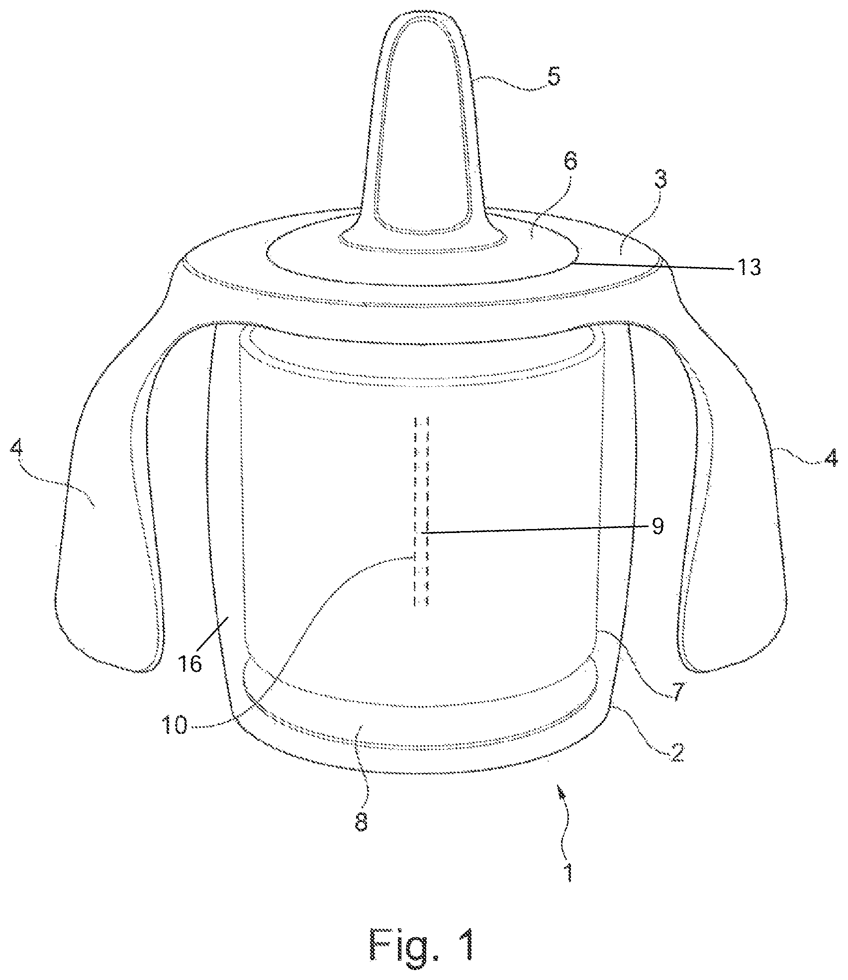 Patent US12396535 Figure 1 – Portable, heatable container