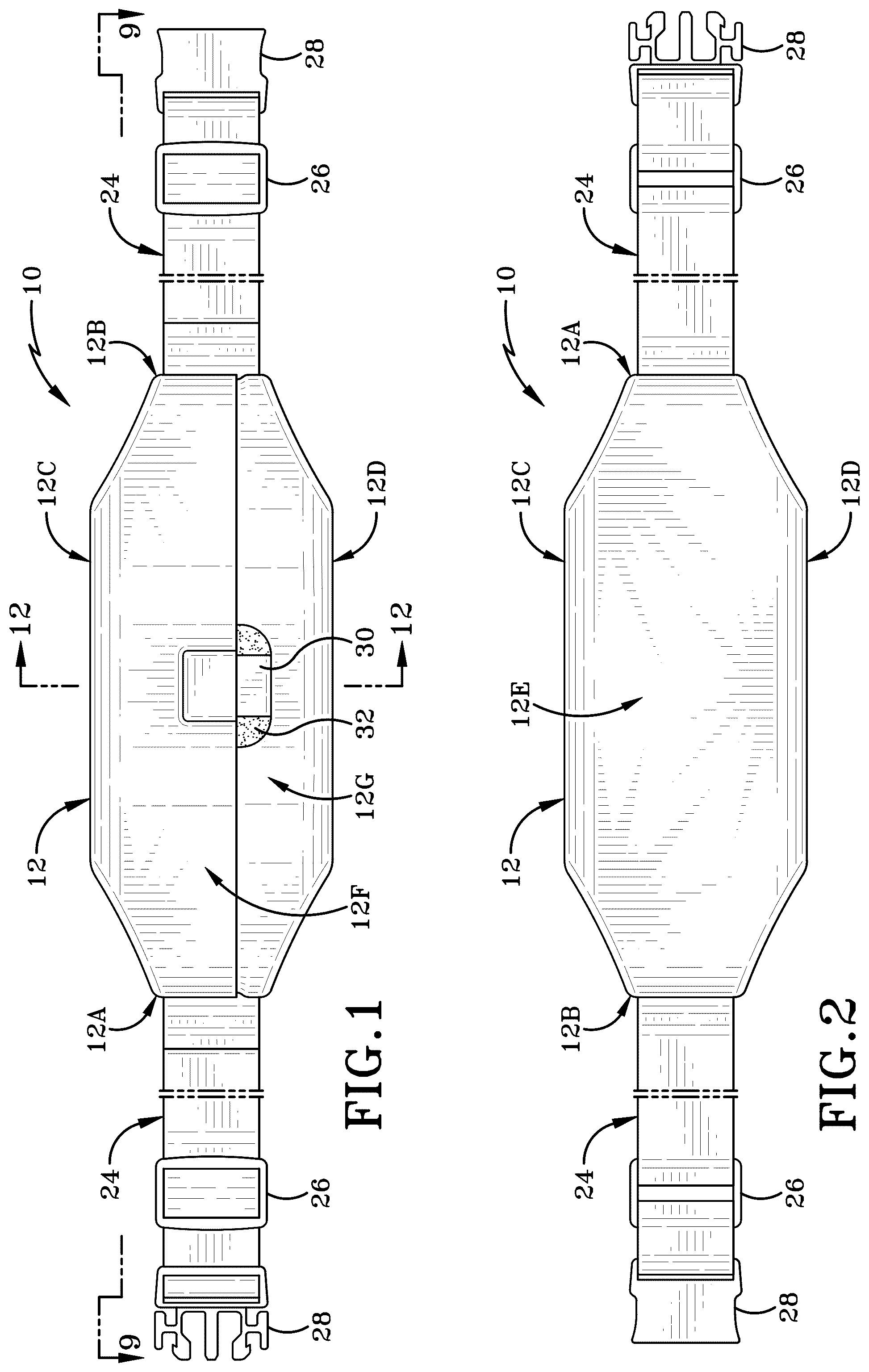 Patent US12396545 — Running belt — Figure 1