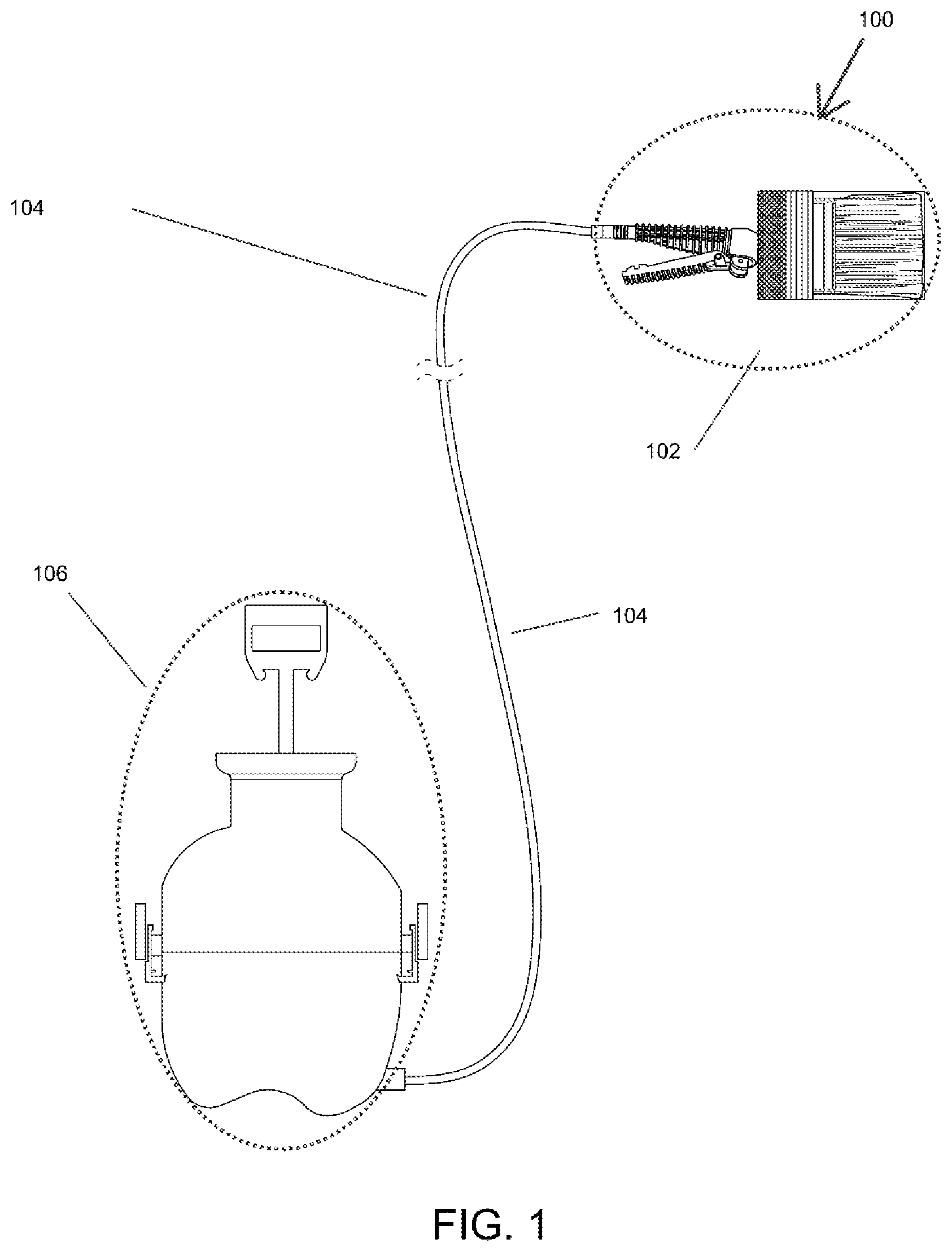 Patent US12396549 — Portable liquid cover system — Figure 1