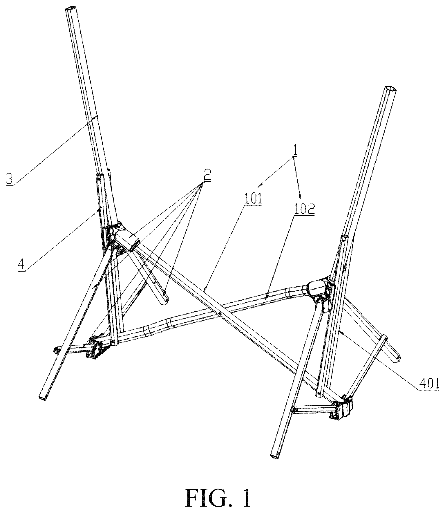 Patent US12396560 — Rocking chair and a bracket thereof — Figure 1