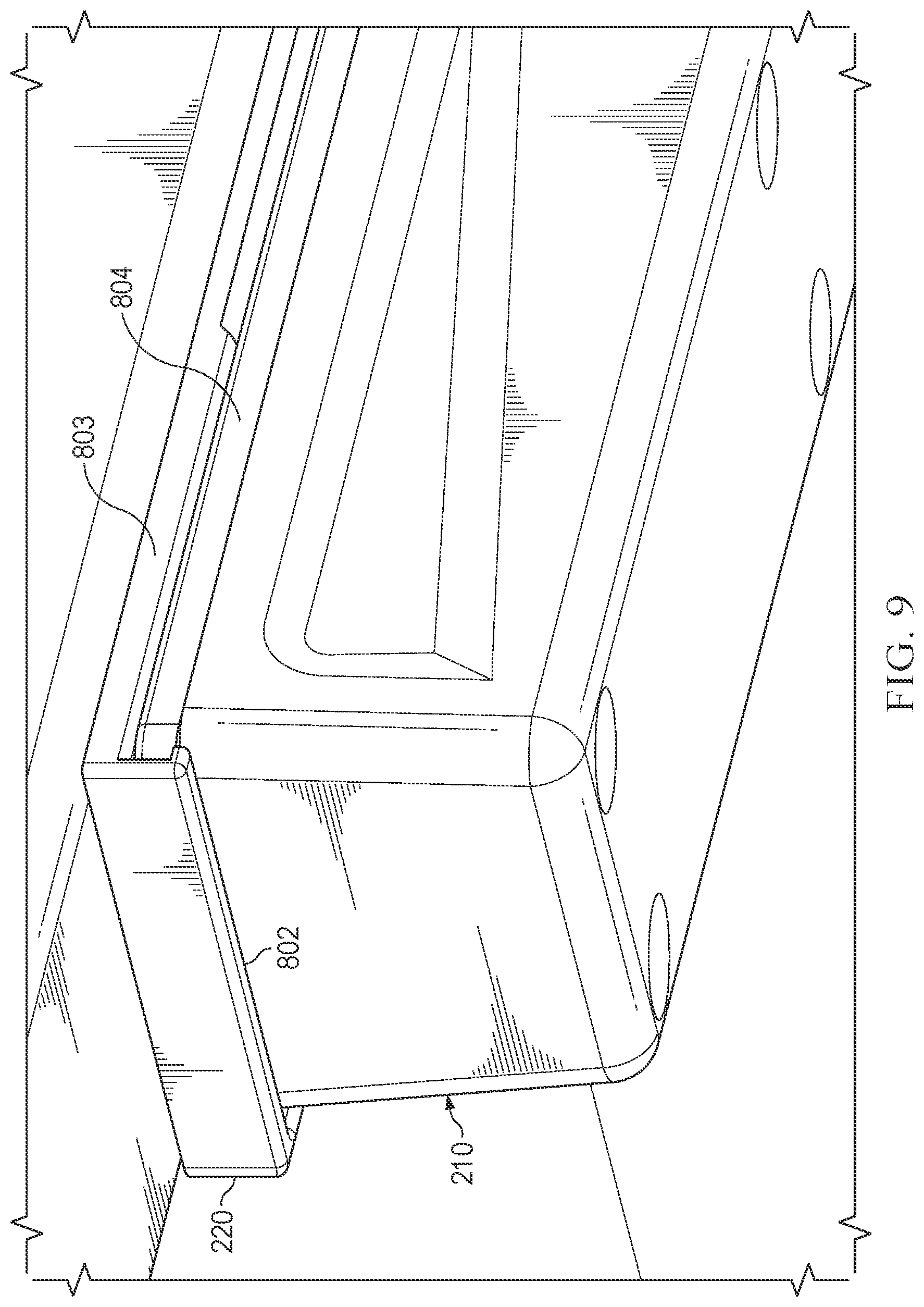 Patent US12396564 Figure 9 – Outdoor furniture piece with temperature control