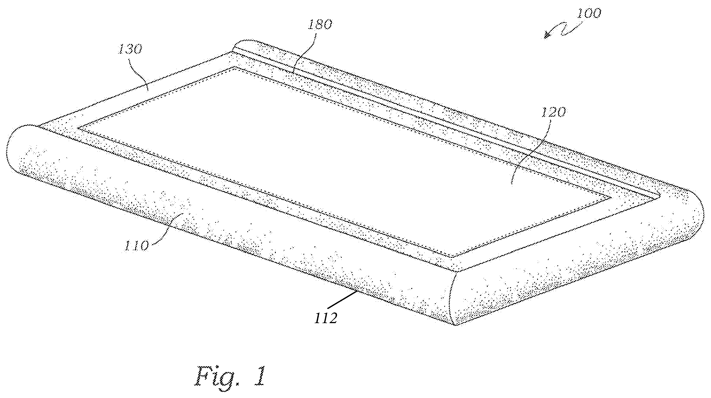 Patent US12396566 — Protective, collapsible, lightweight bed finishing frame — Figure 1