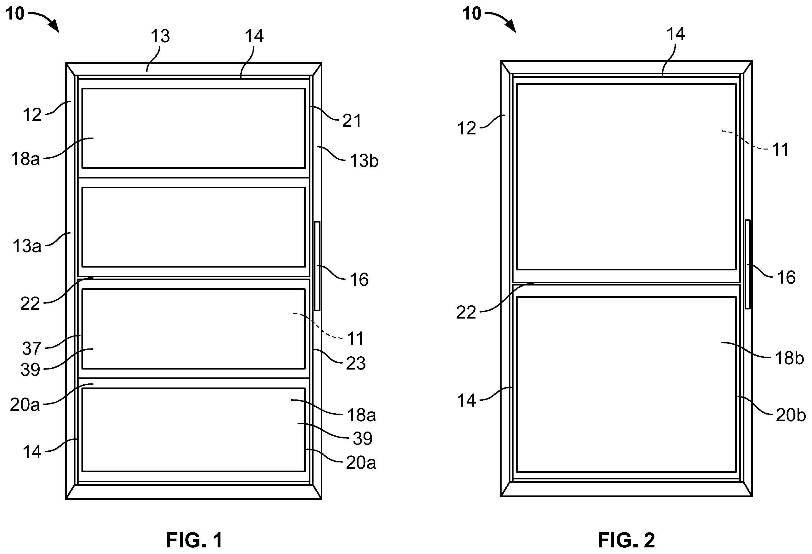Patent US12396574 — Door for mounting a removable electronic display — Figure 1