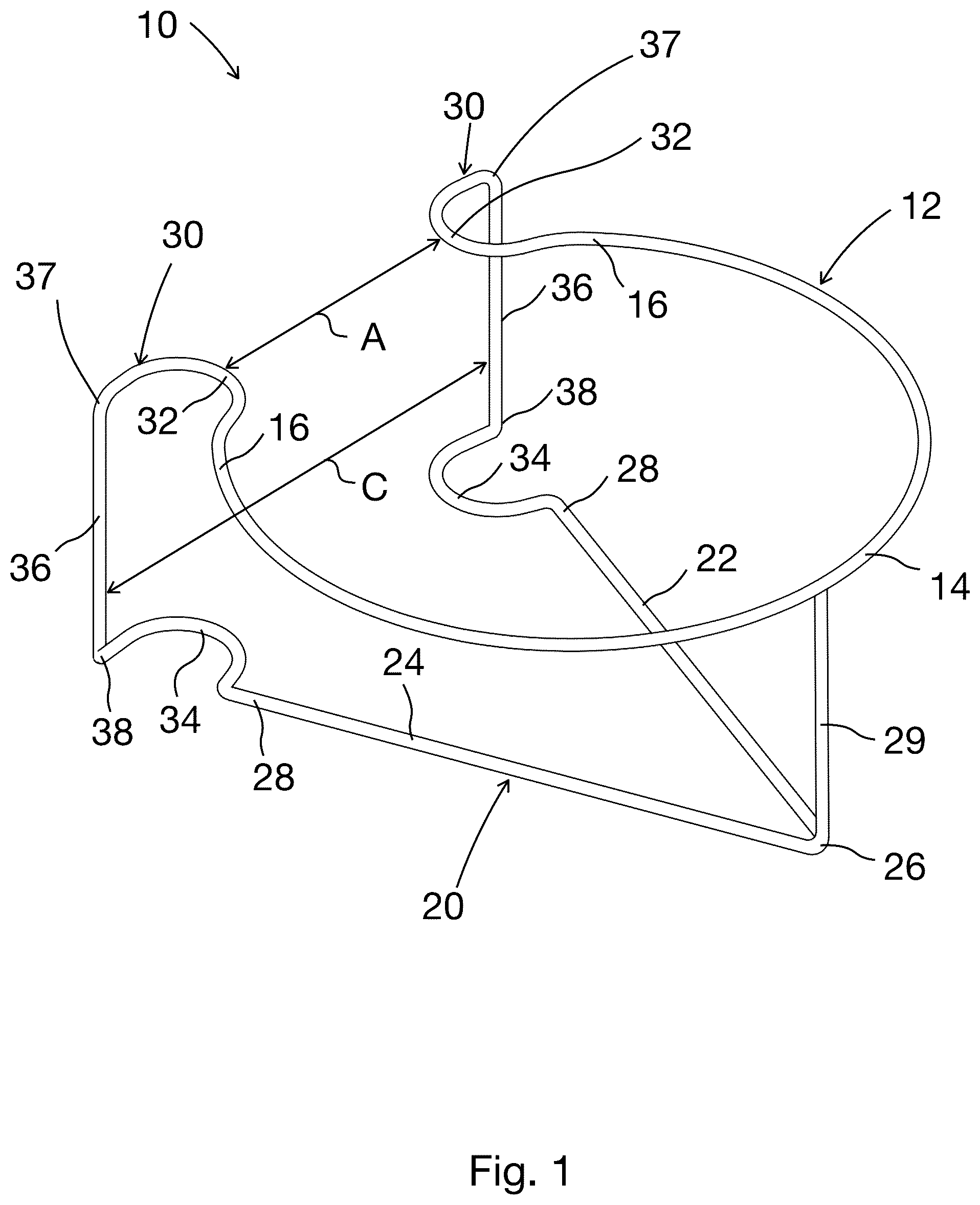 Patent US12396578 — Display clips — Figure 1
