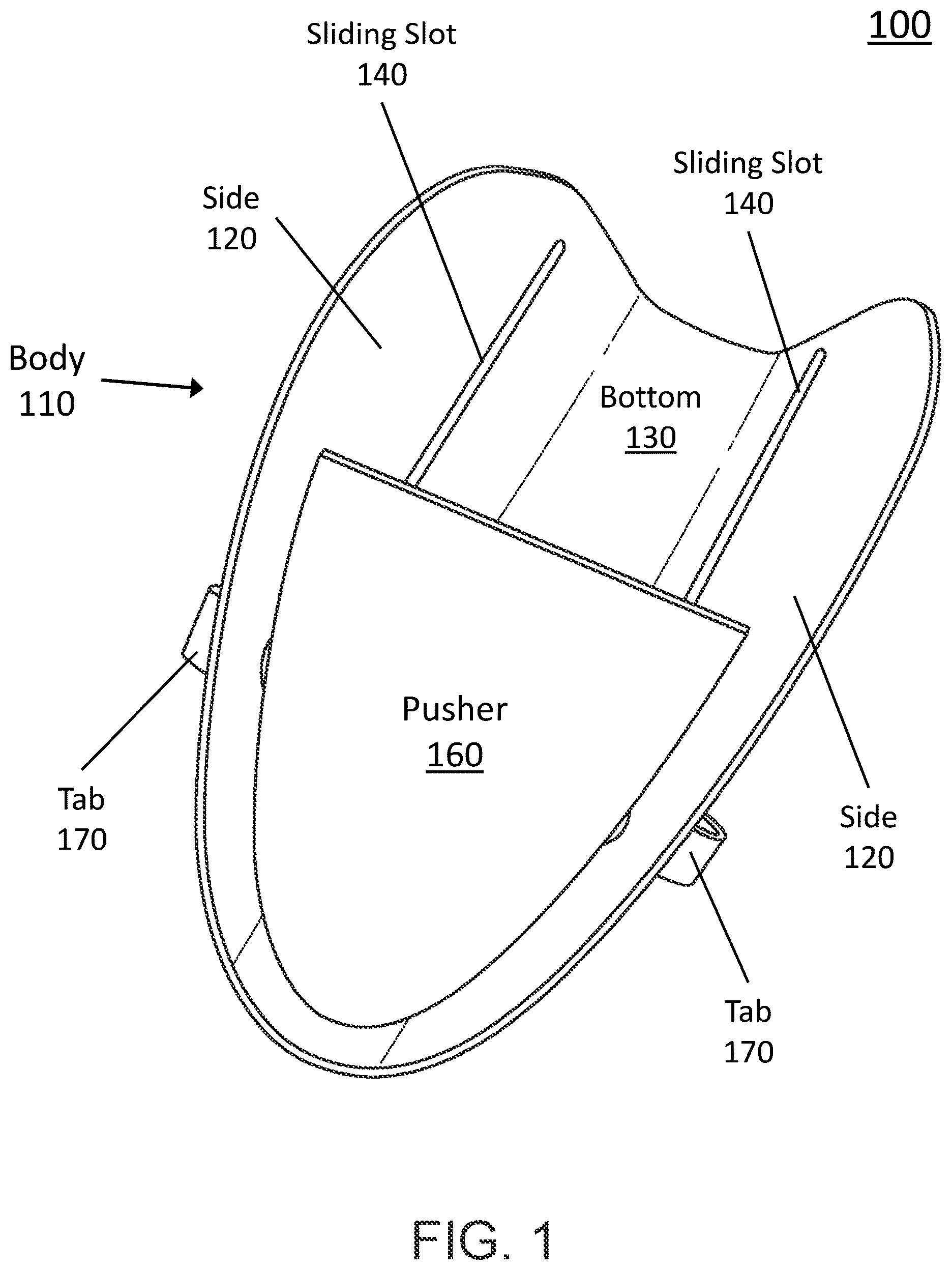 Patent US12396581 — Taco holder — Figure 1